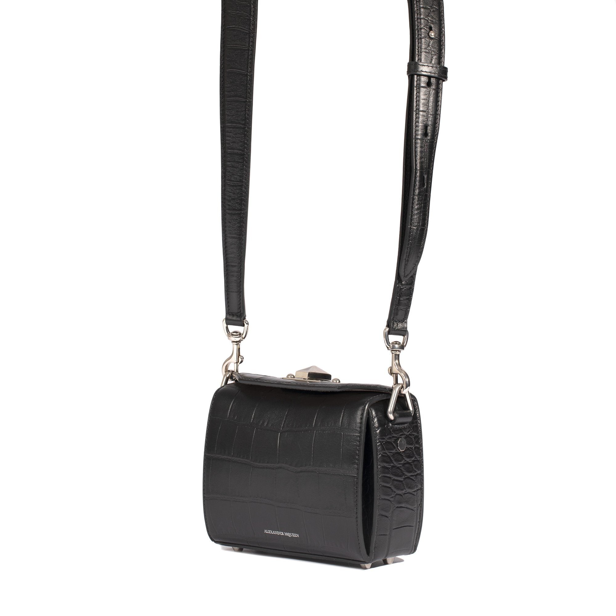 Alexander McQueen Embossed Box Bag 19