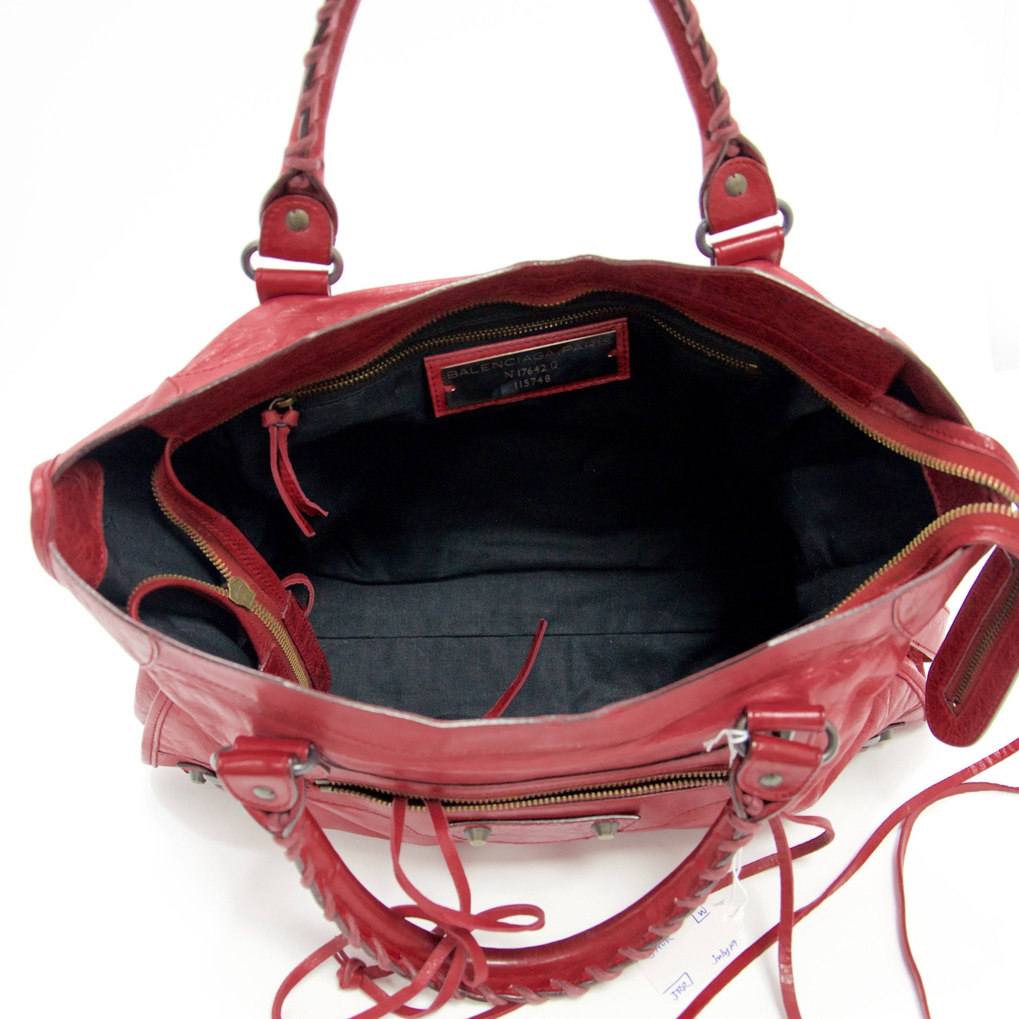 Balenciaga Motocross Classic City Bag