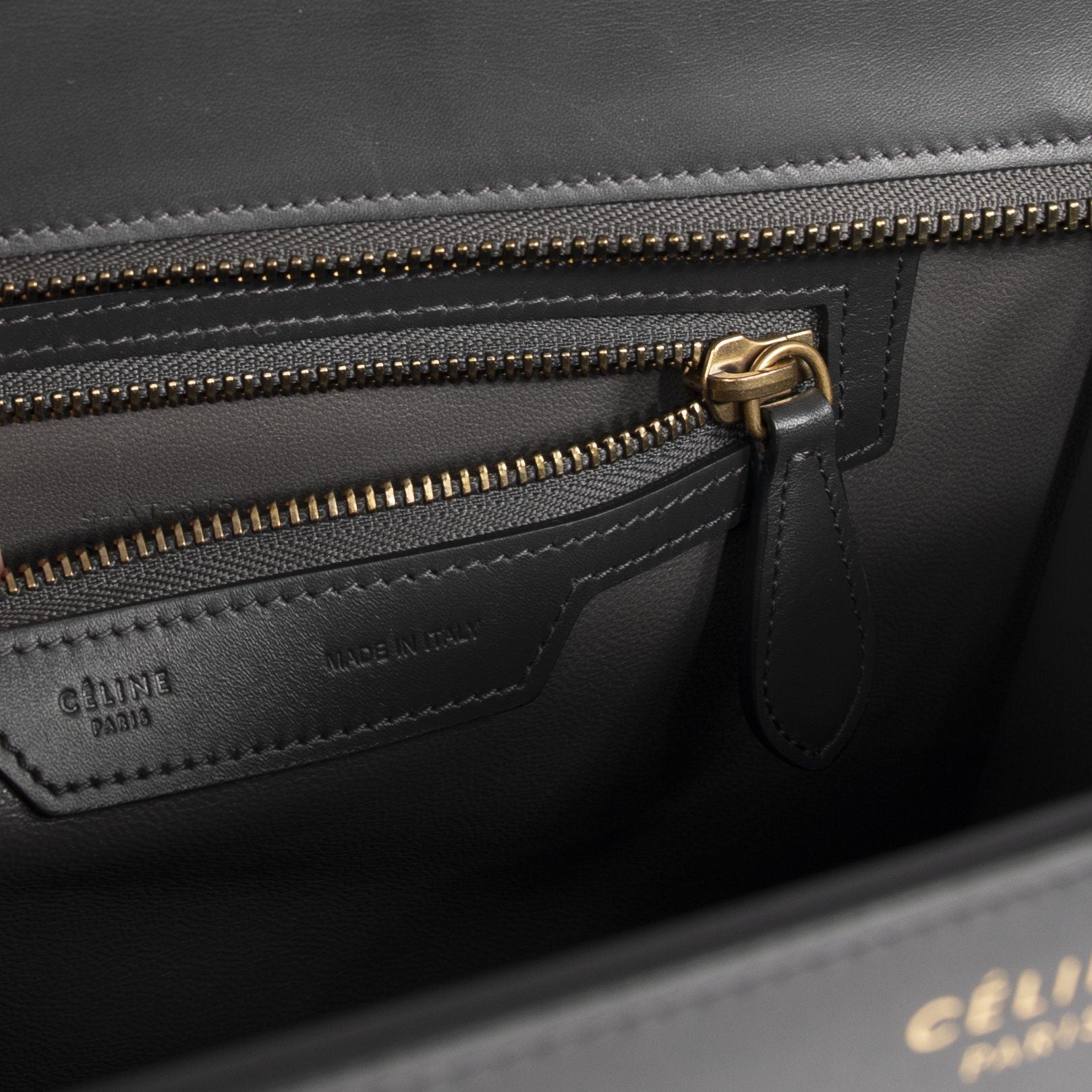 Celine Tricolor Micro Luggage Tote