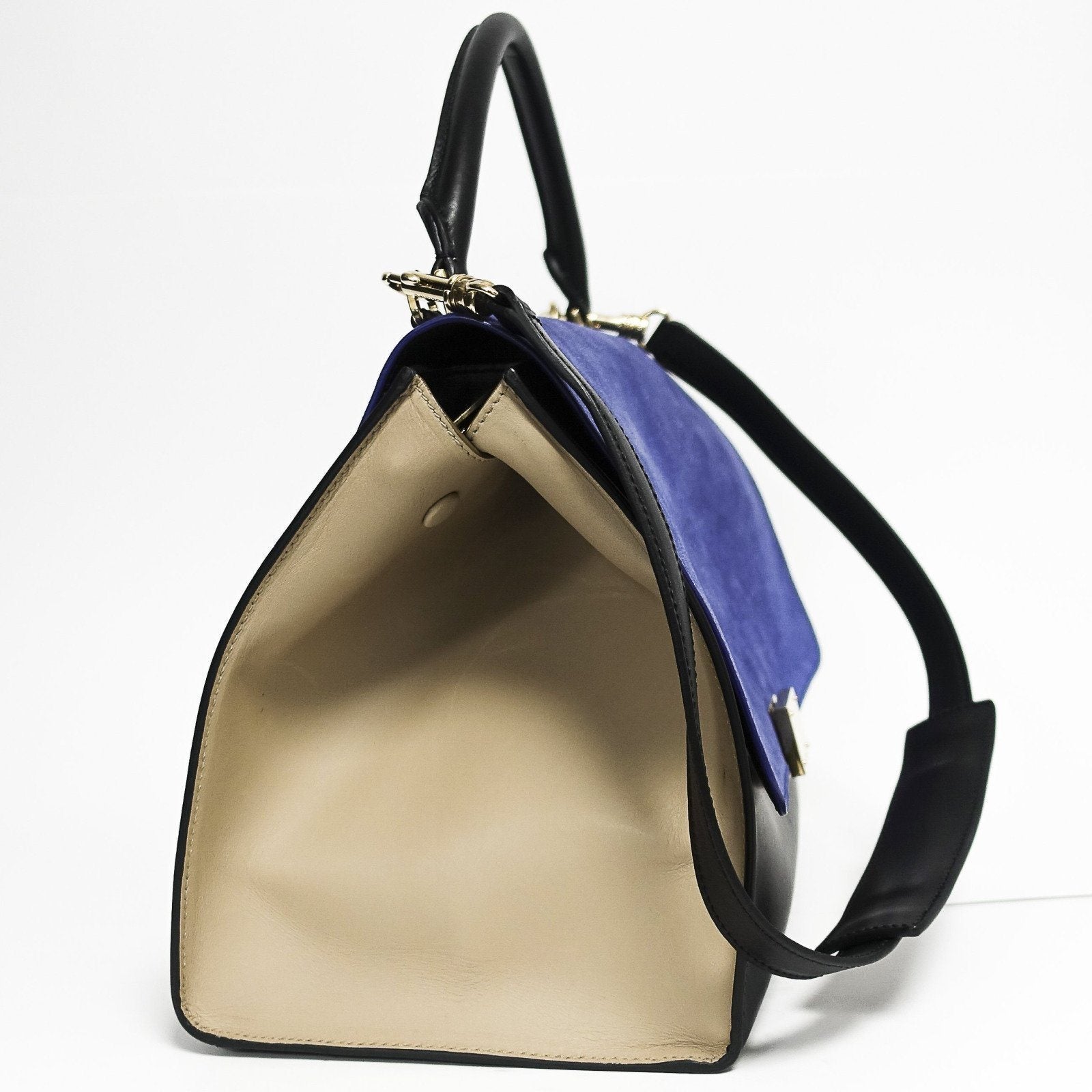 Celine Tricolour Medium Trapeze Bag