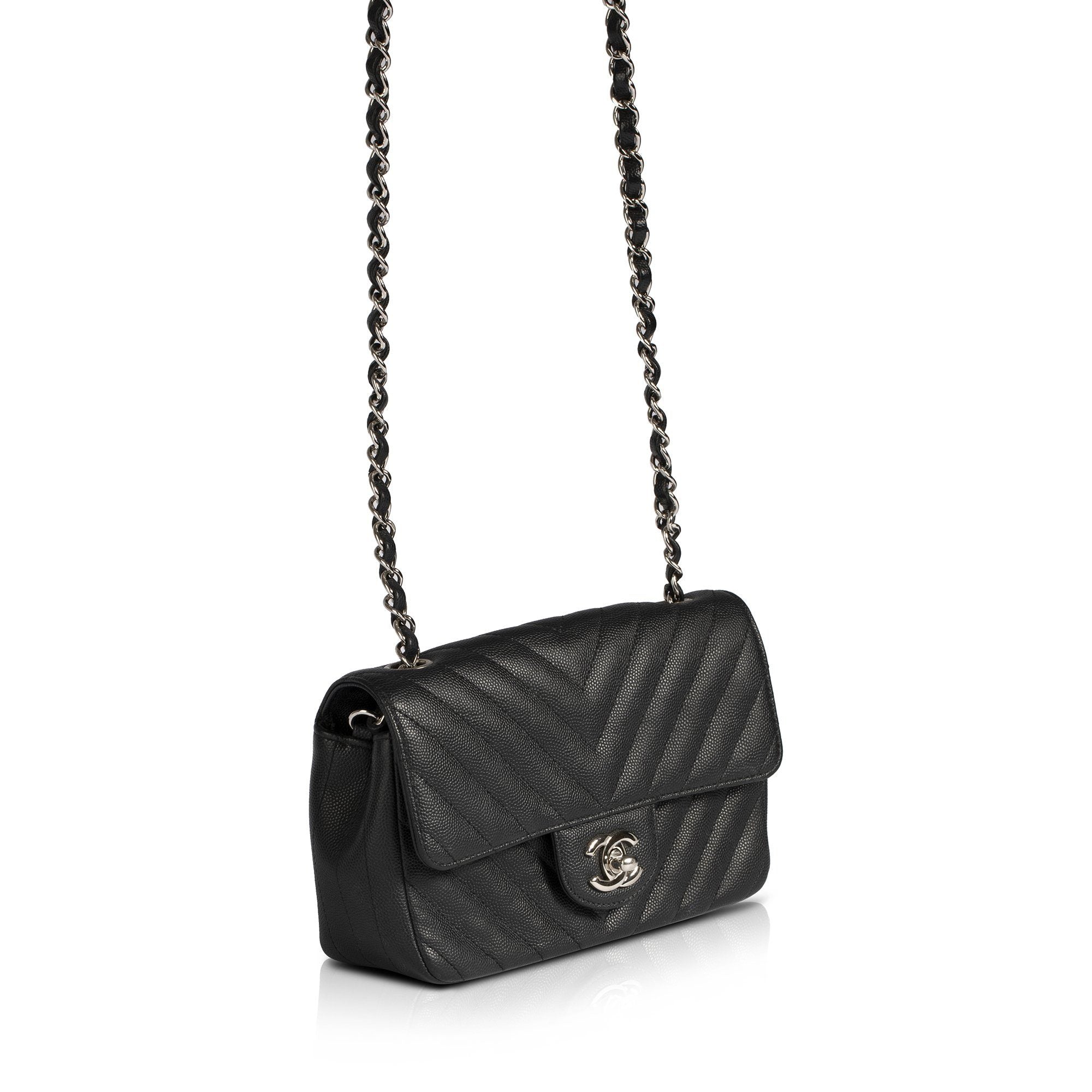 Chanel 2018 Chevron Mini Flap Bag