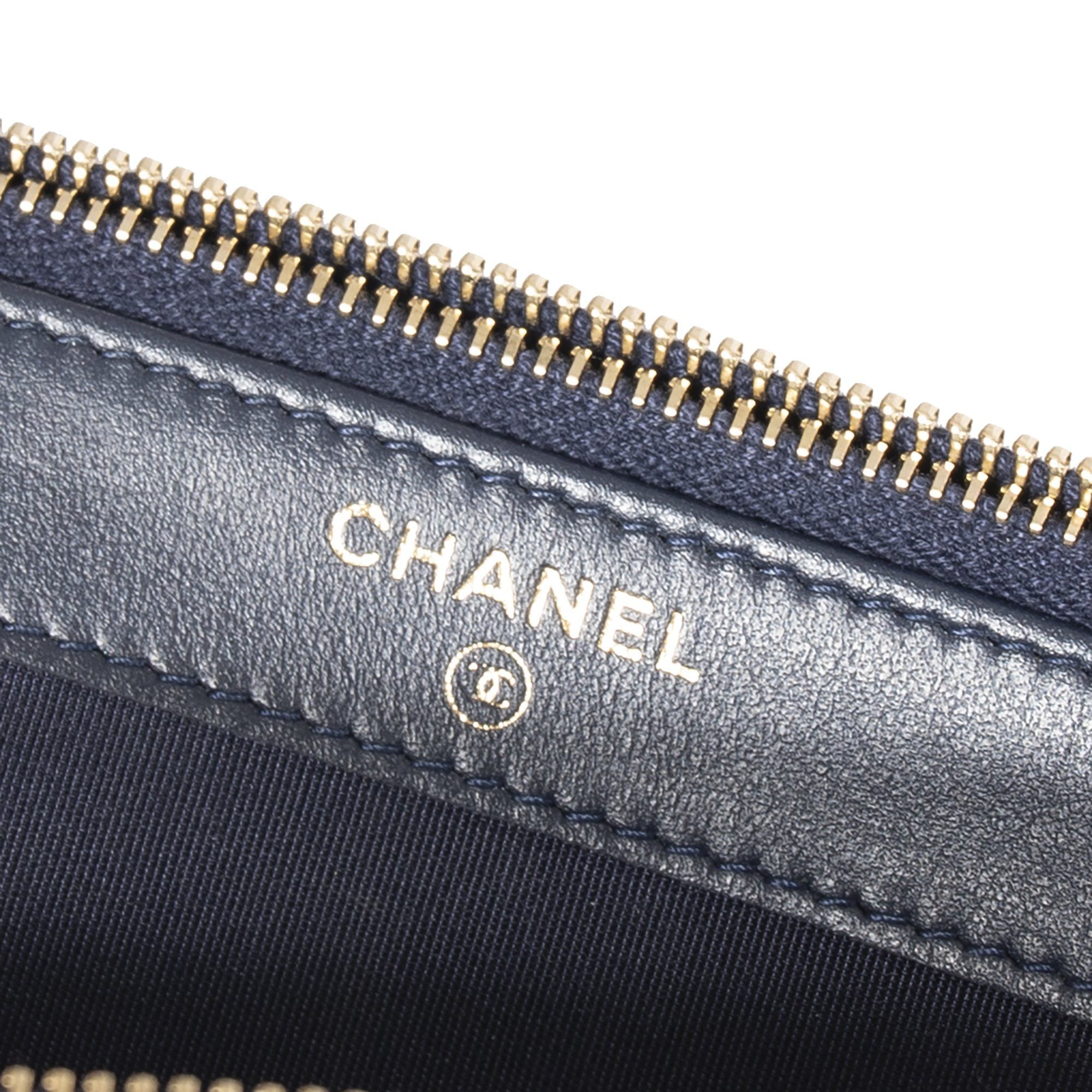 Chanel 2018 Double Zip Boy Wallet on Chain