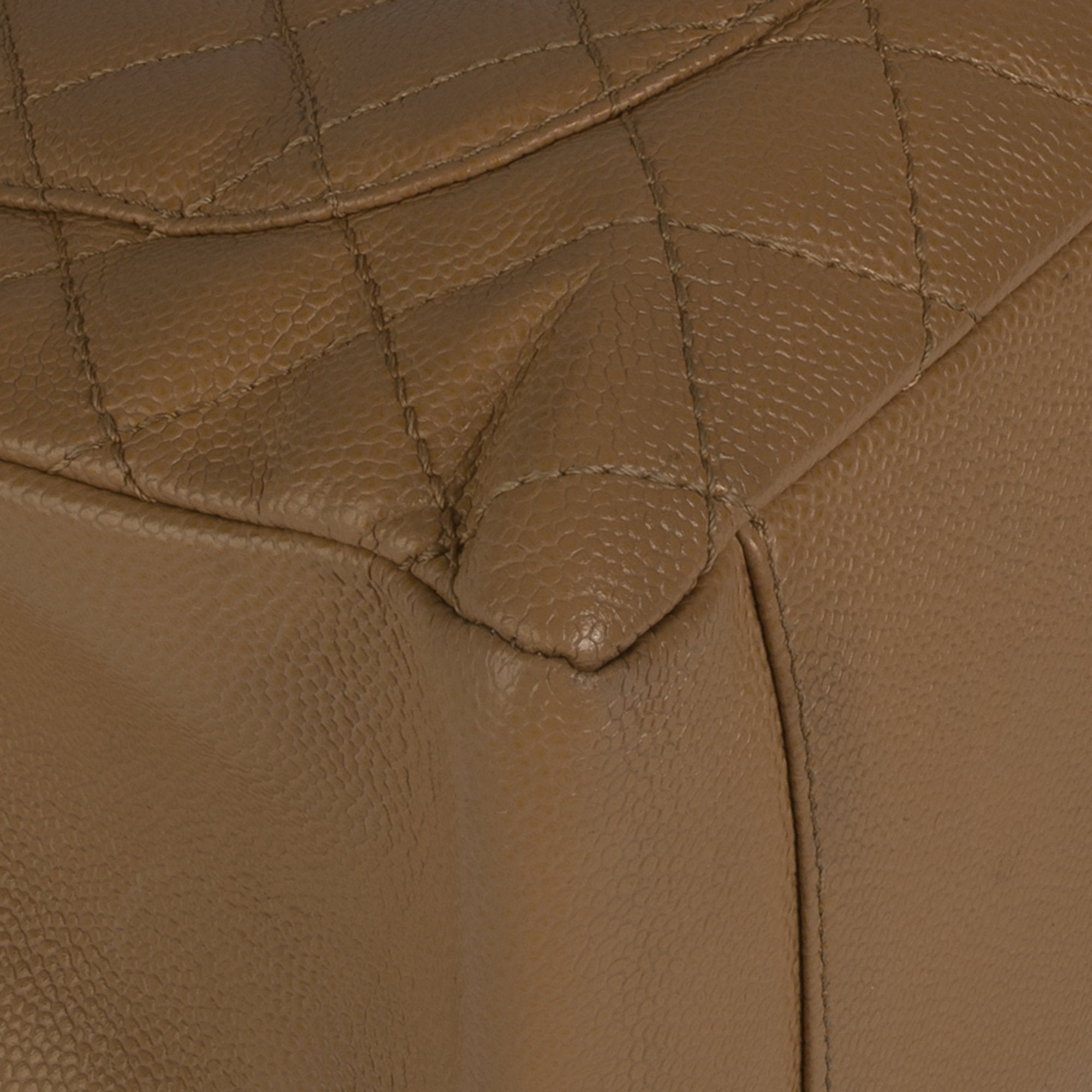 Chanel Beige Caviar Leather Grand Shopping Tote (GST)