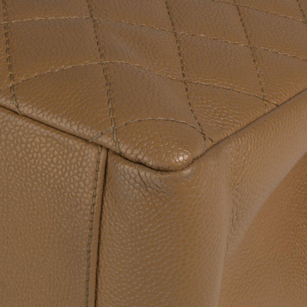 Chanel Beige Caviar Leather Grand Shopping Tote (GST)