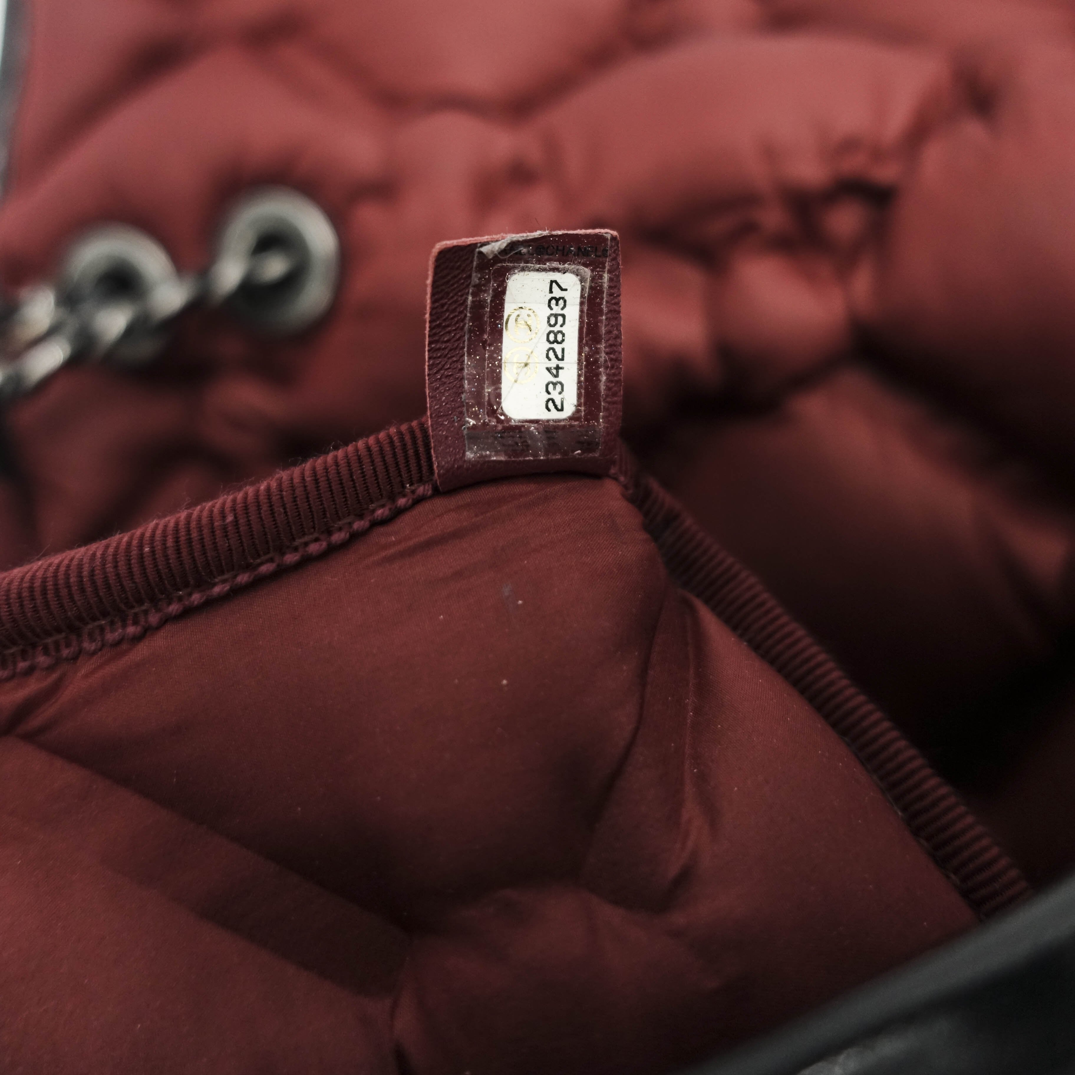 Chanel Black Bubble Chesterfield Flap Bag