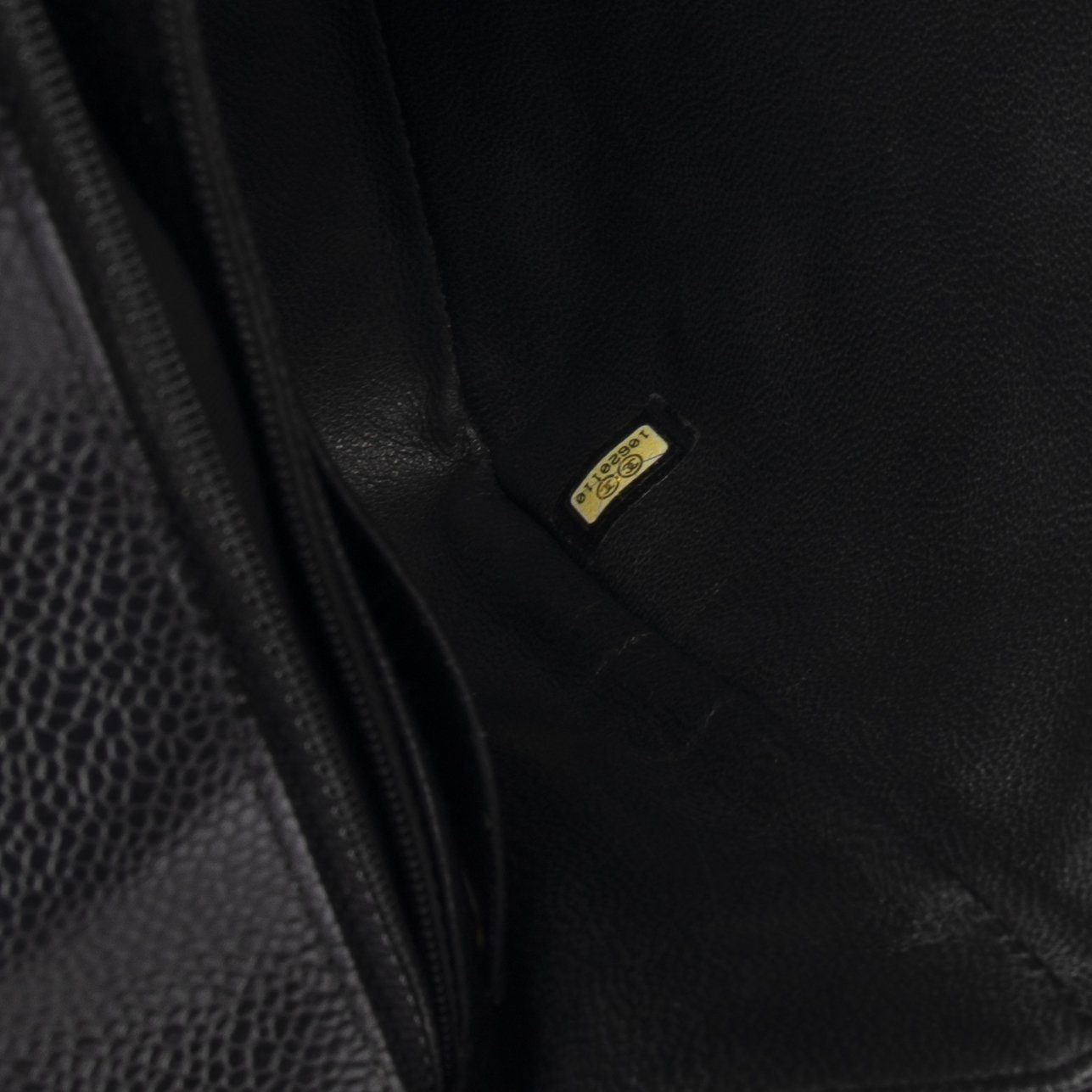 Chanel Black Caviar Classic Jumbo Single Flap Bag