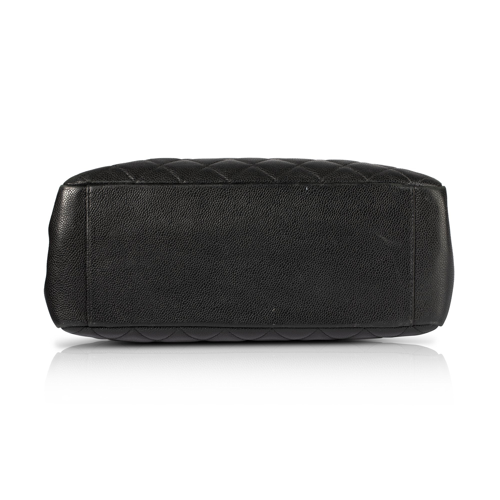 Chanel Black Caviar Leather Grand Shopping Tote (GST)