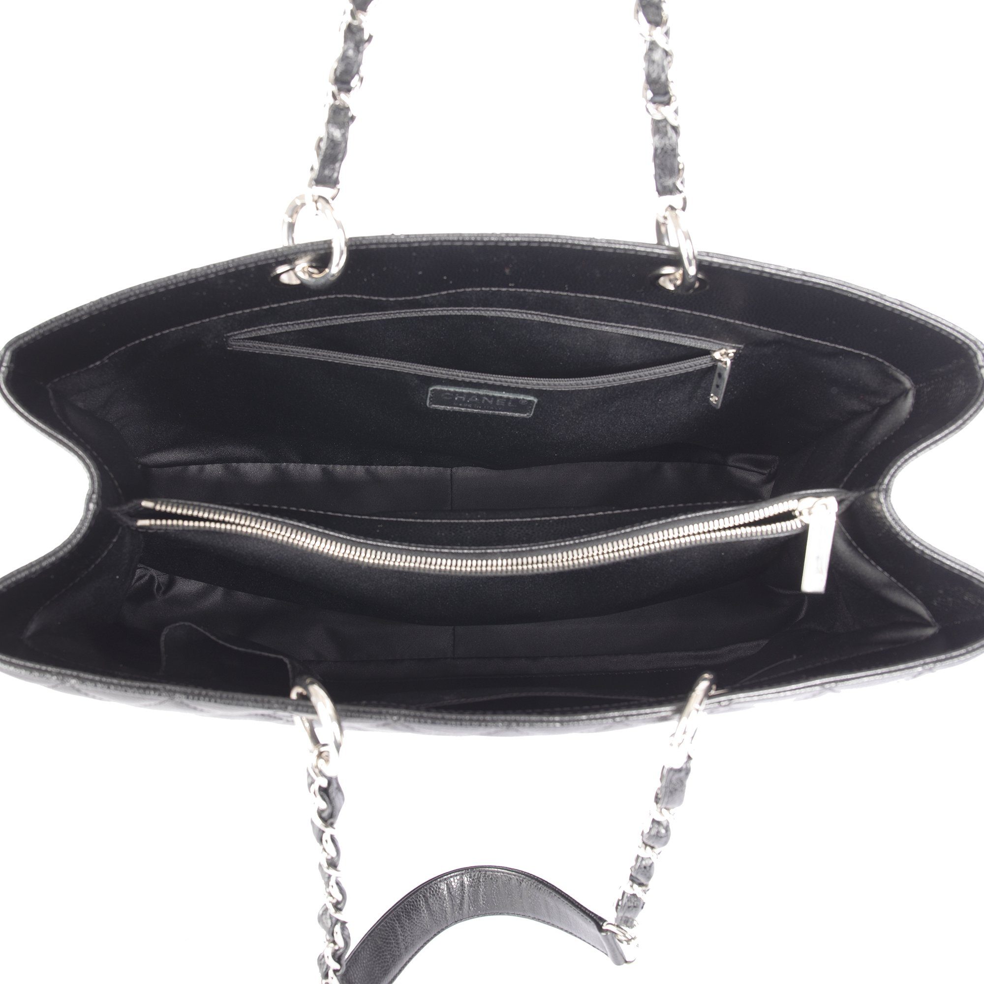 Chanel Black Caviar Leather XL Grand Shopping Tote (GST)
