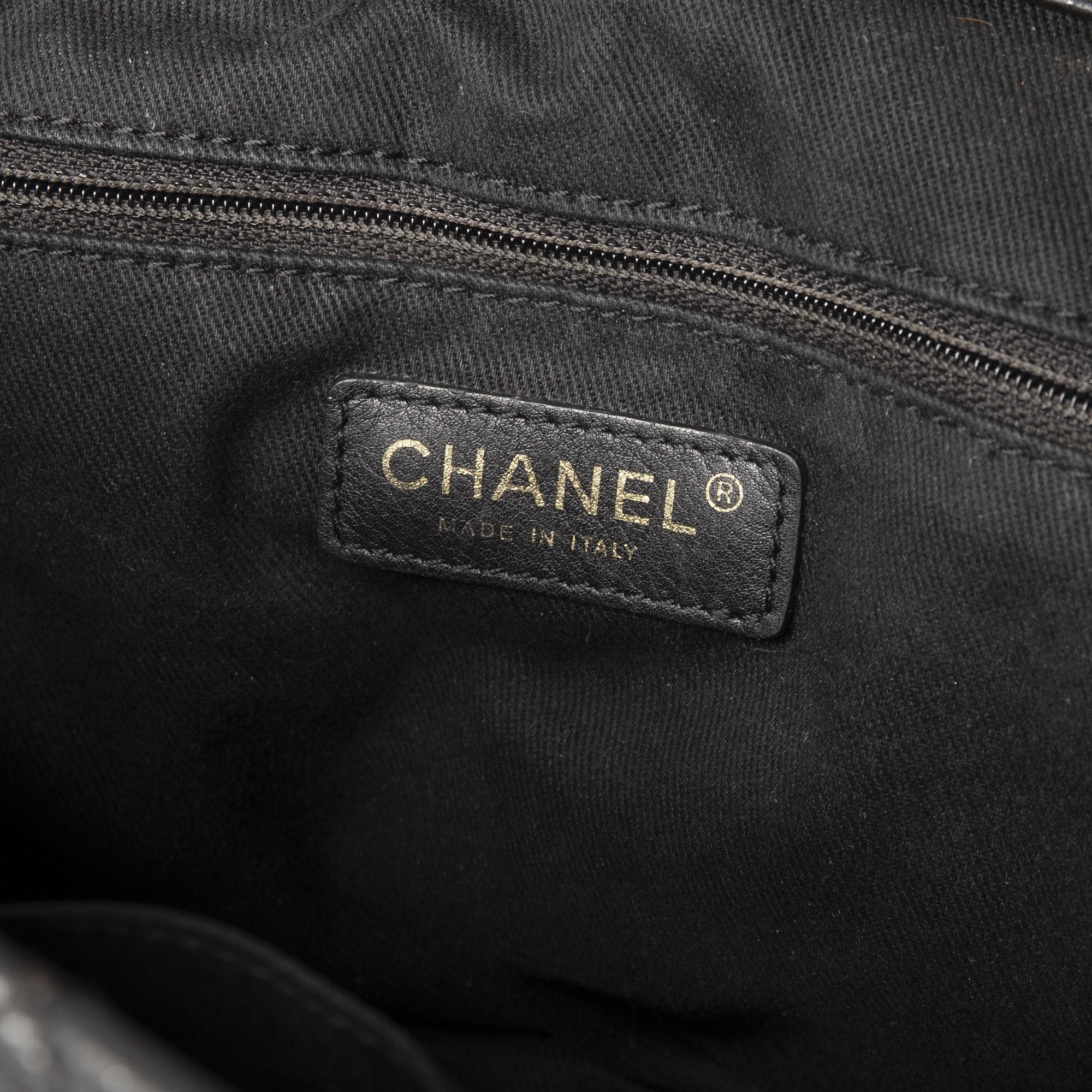Chanel Black Caviar Timeless Shopper Tote