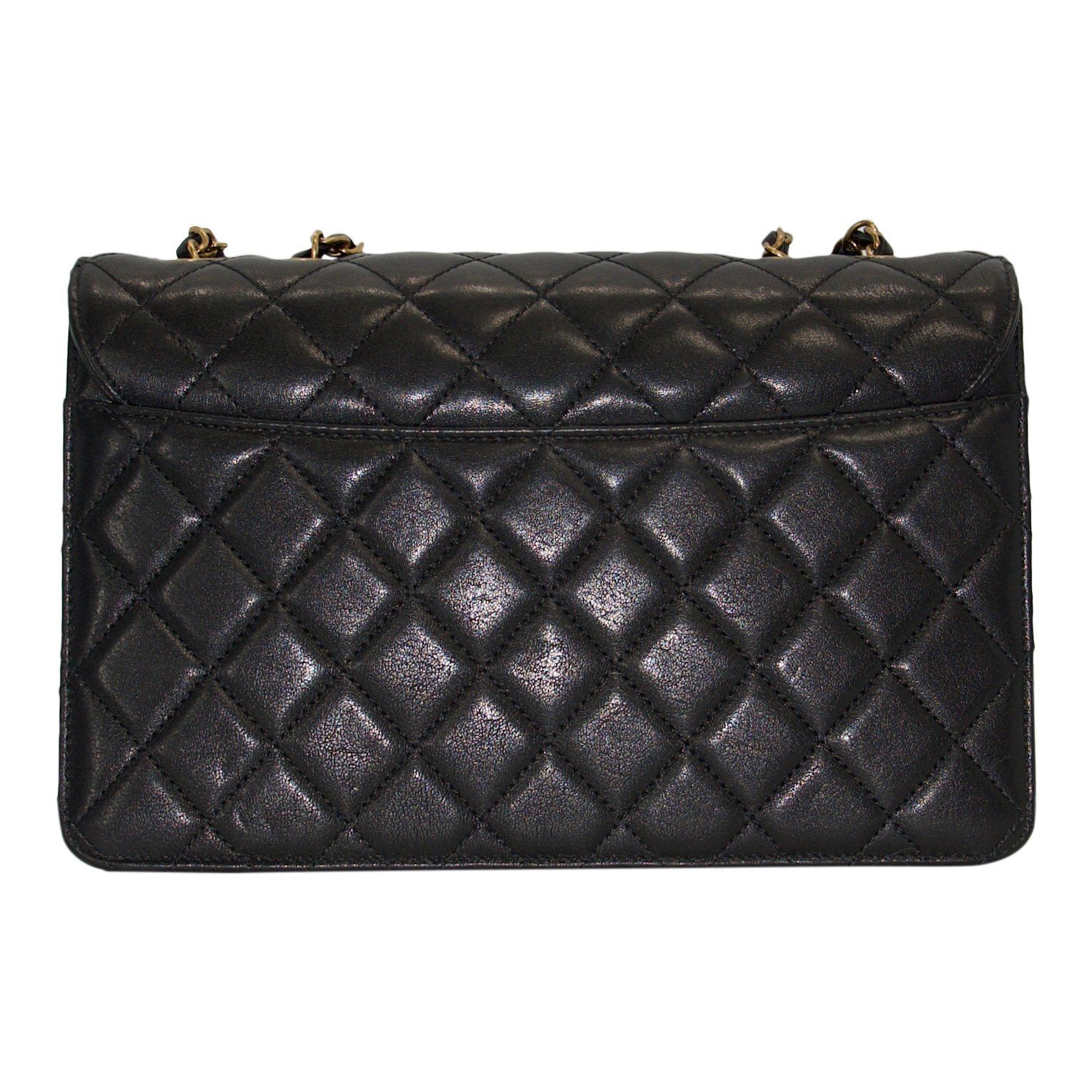 Chanel Black Large Beauty Lock Flap Bag