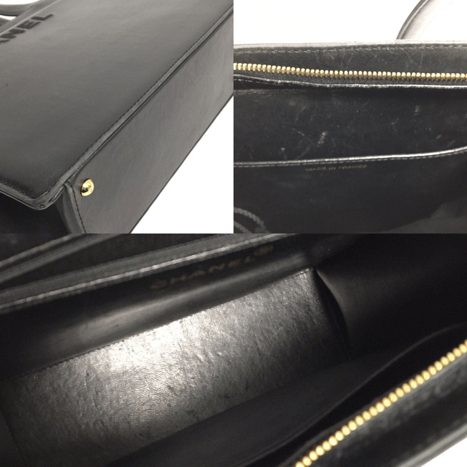Chanel Black Medium Lambskin Shopper