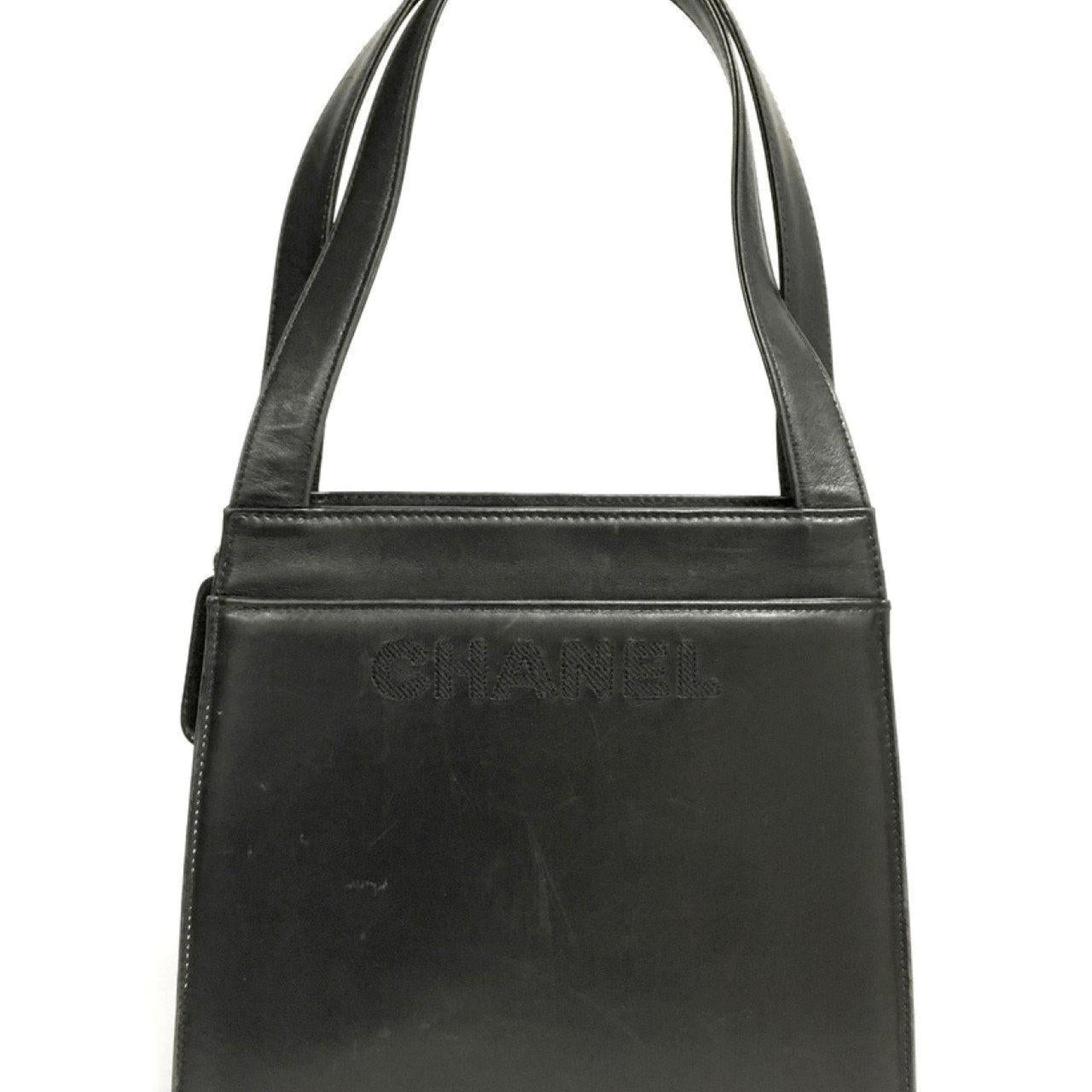 Chanel Black Medium Lambskin Shopper