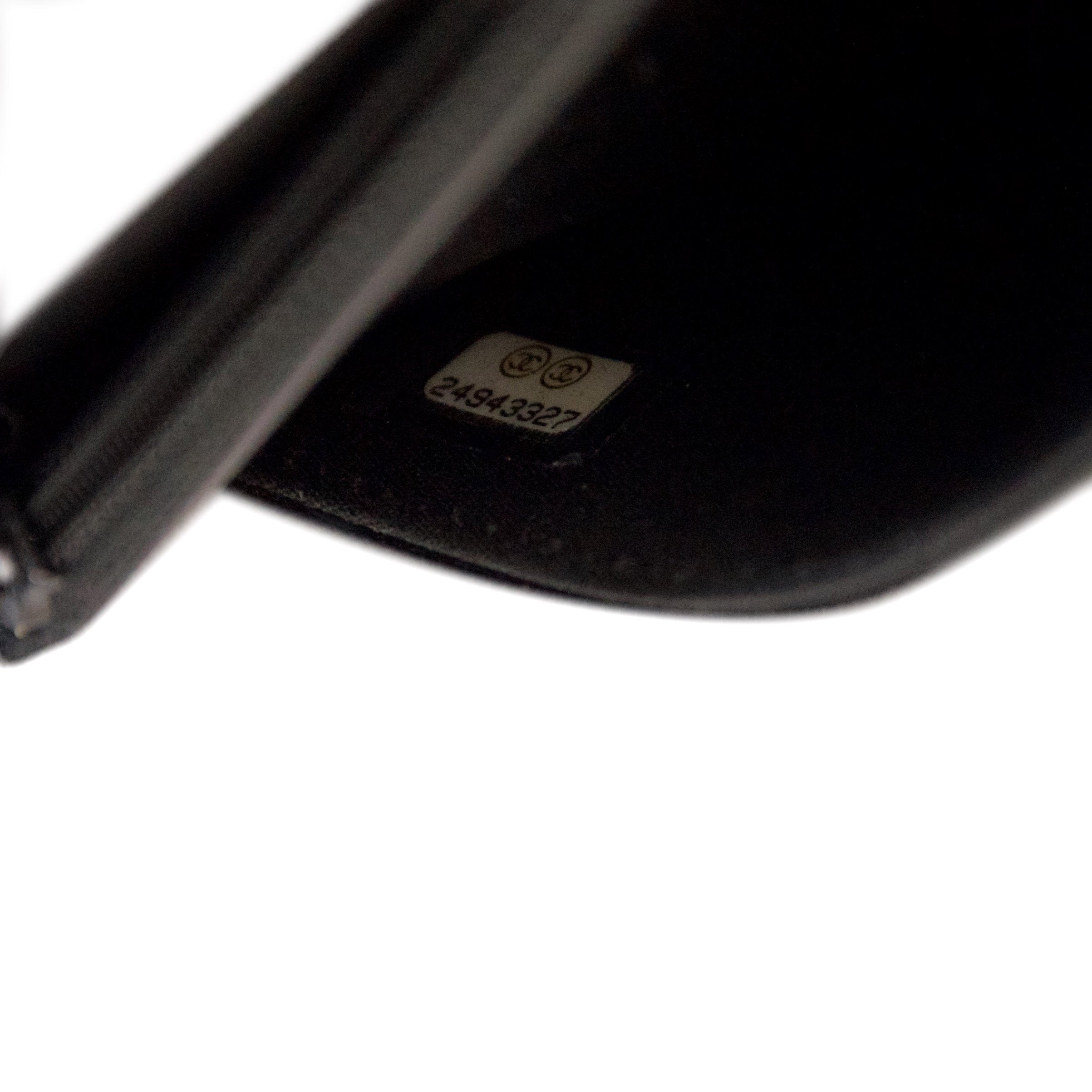 Chanel Black Quilted Boy Wallet on Chain