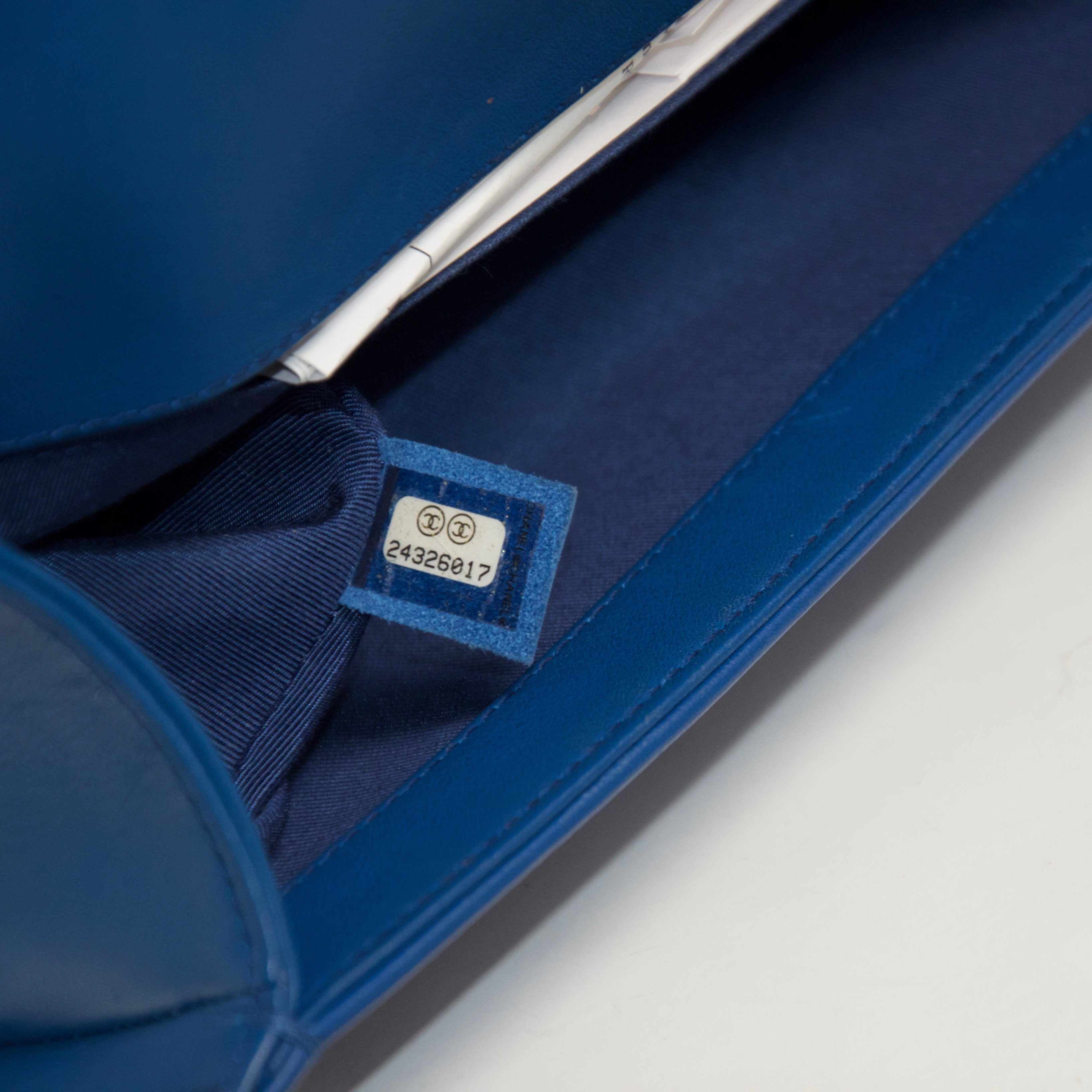 Chanel Blue Medium Boy Bag