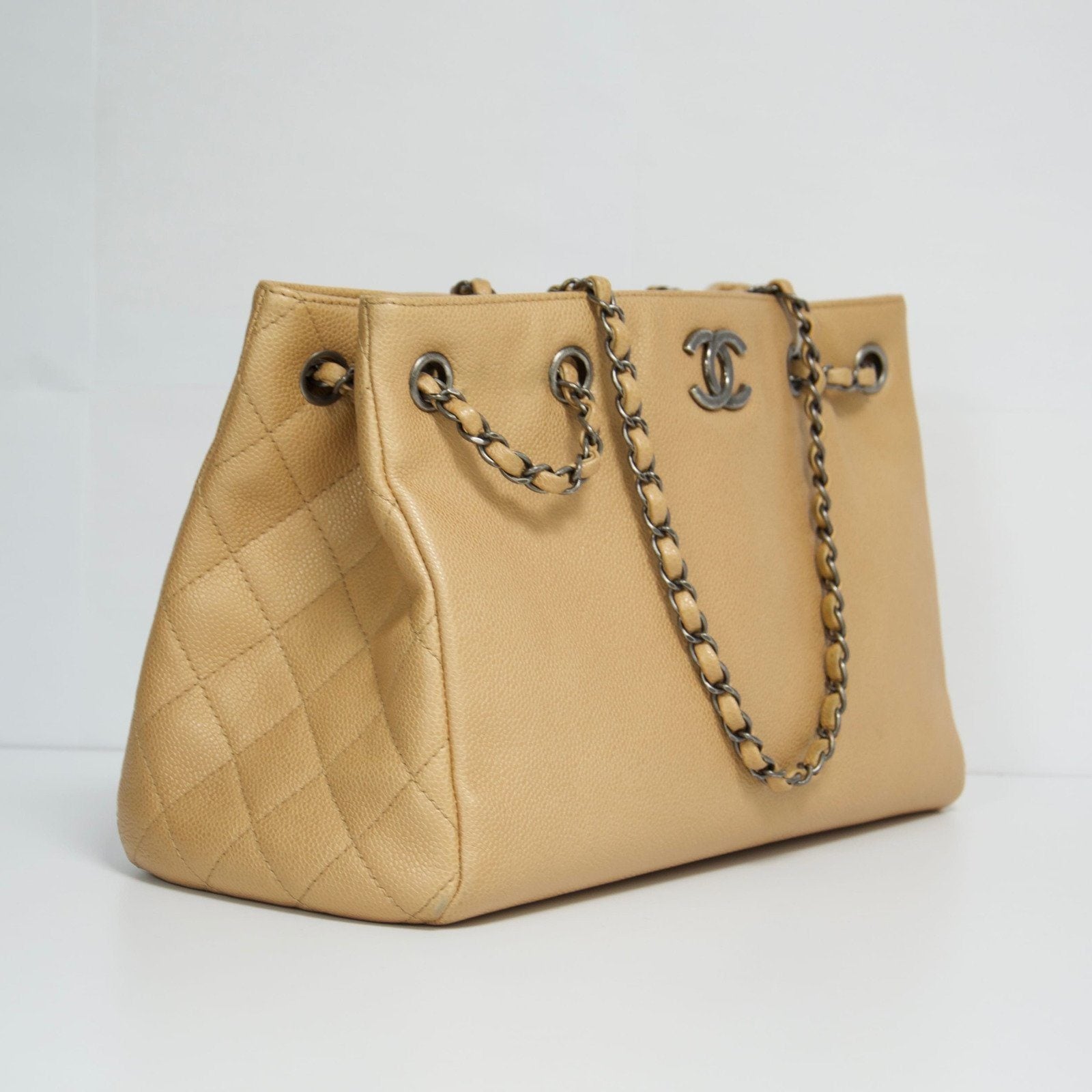 Chanel Camel Shopping Bag