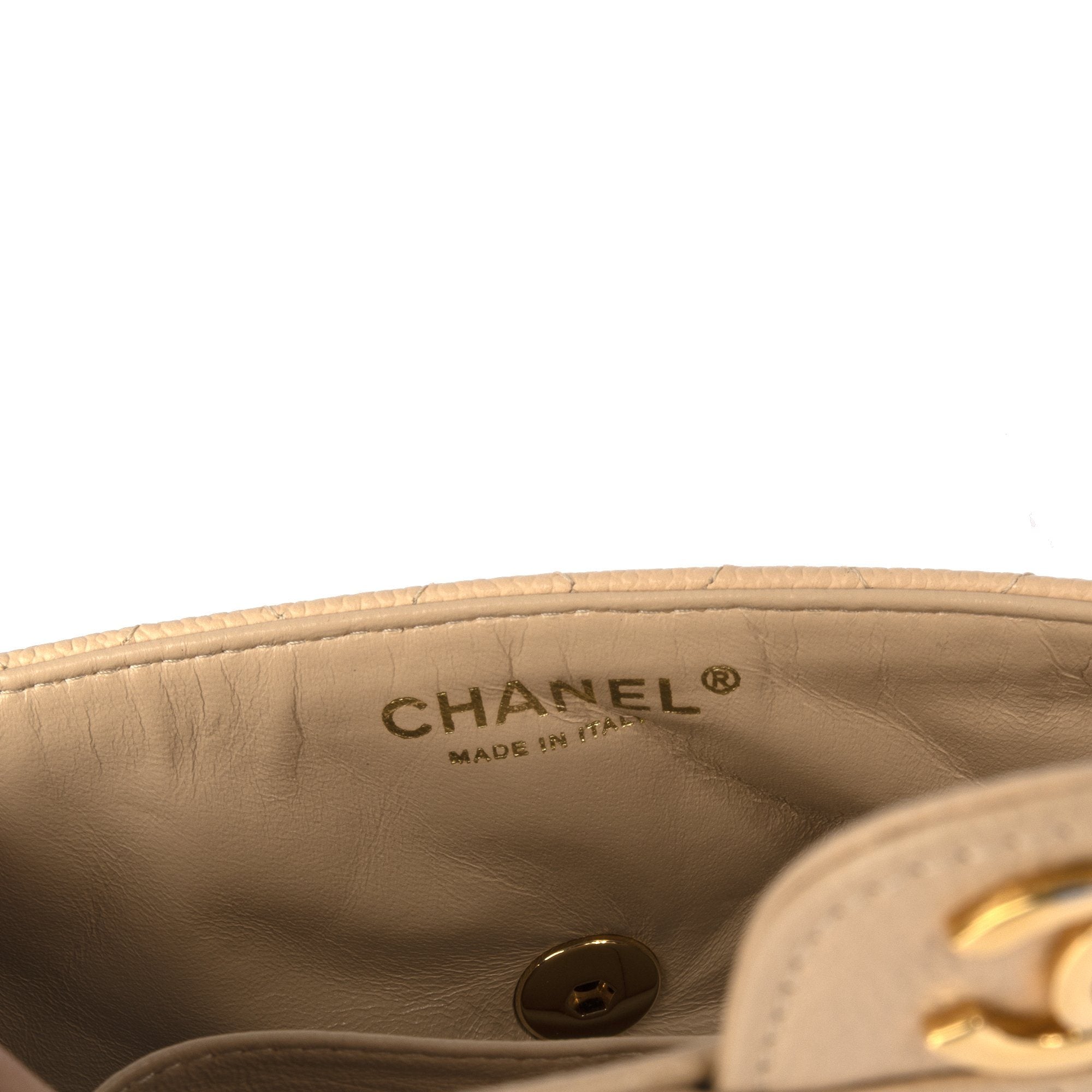 Chanel Classic E/W Flap Bag w/ Receipt