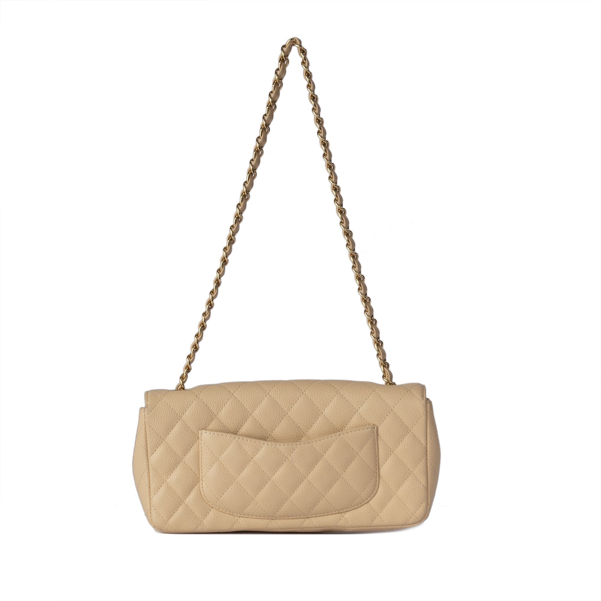 Chanel Classic E/W Flap Bag w/ Receipt