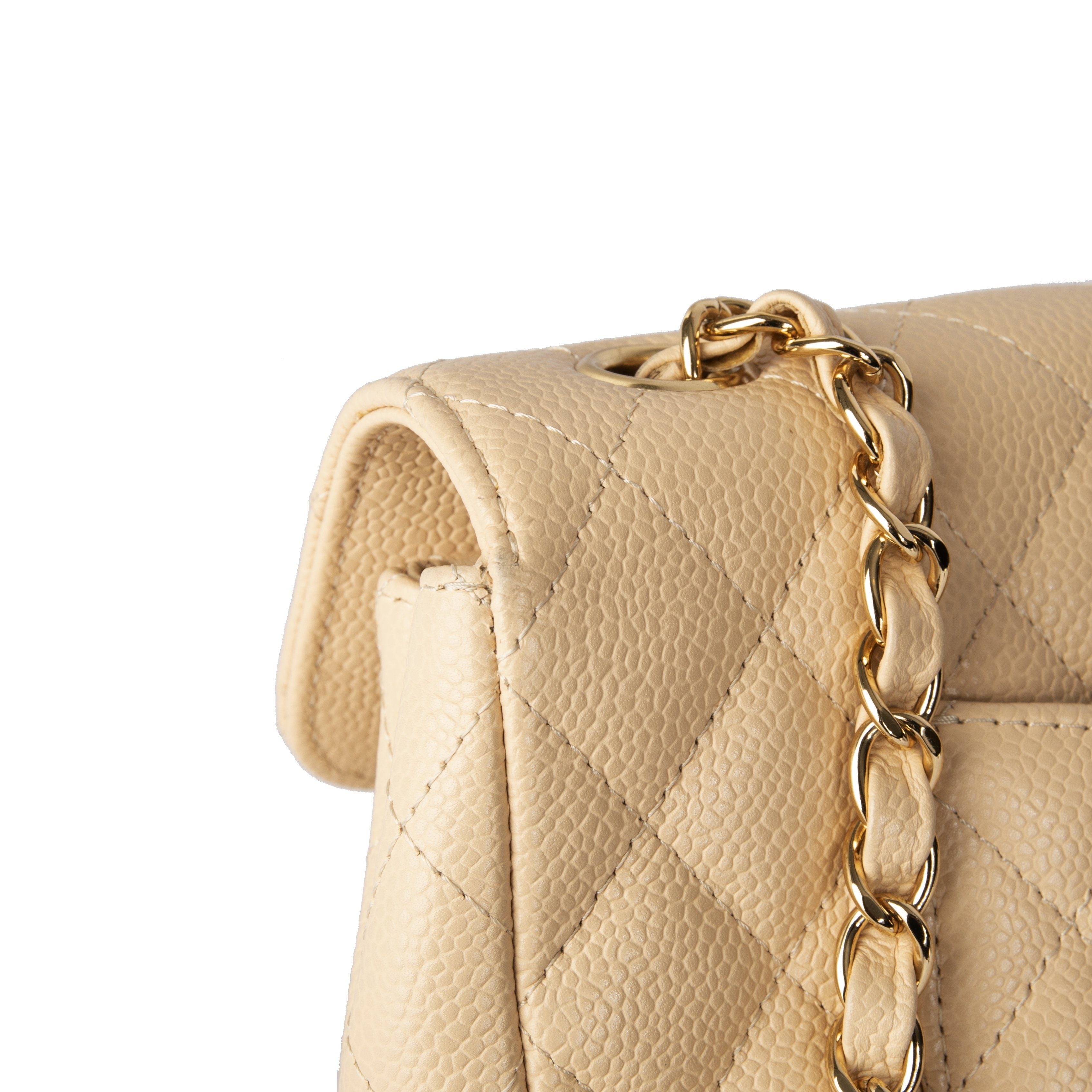 Chanel Classic E/W Flap Bag w/ Receipt