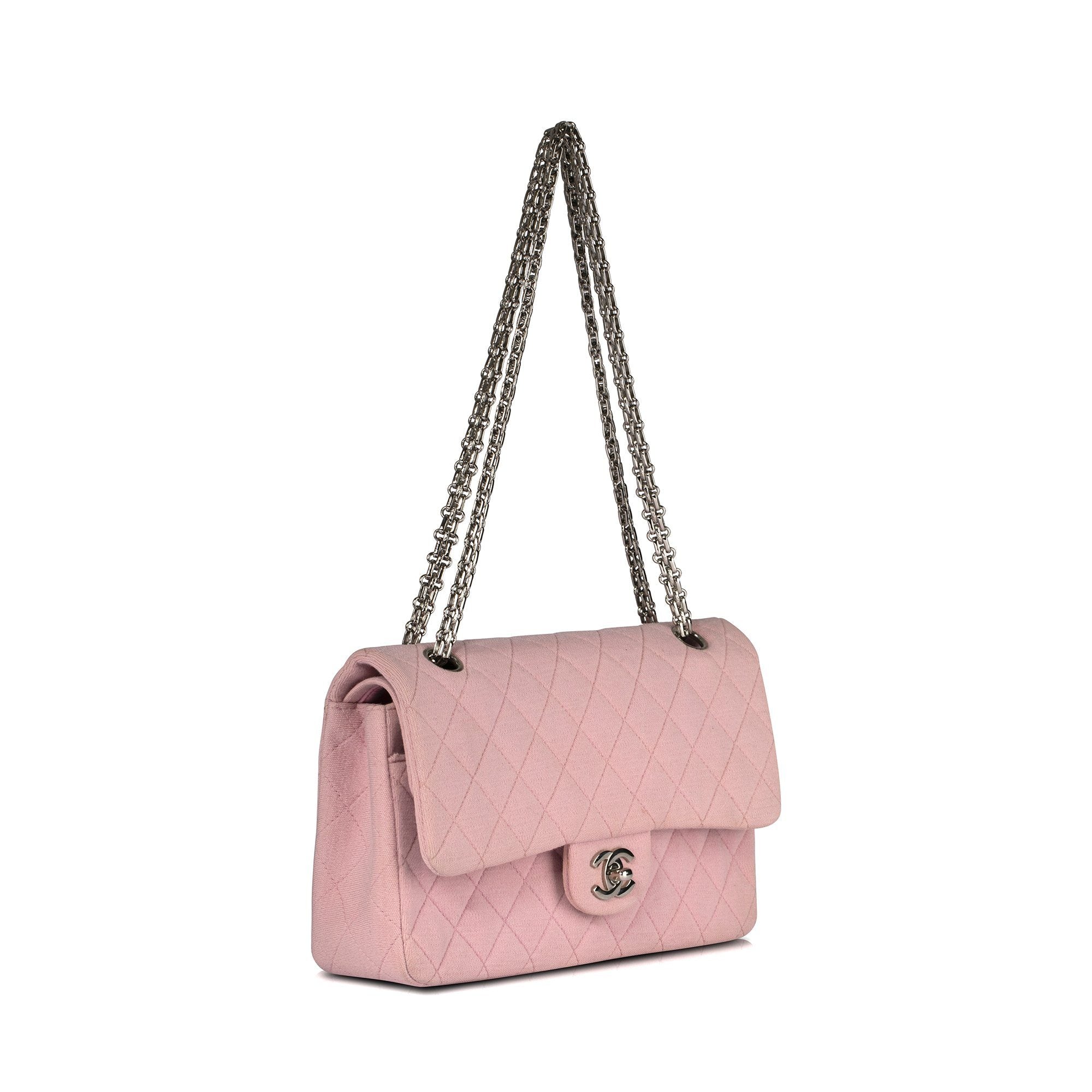 Chanel Classic Medium Jersey Double Flap Bag