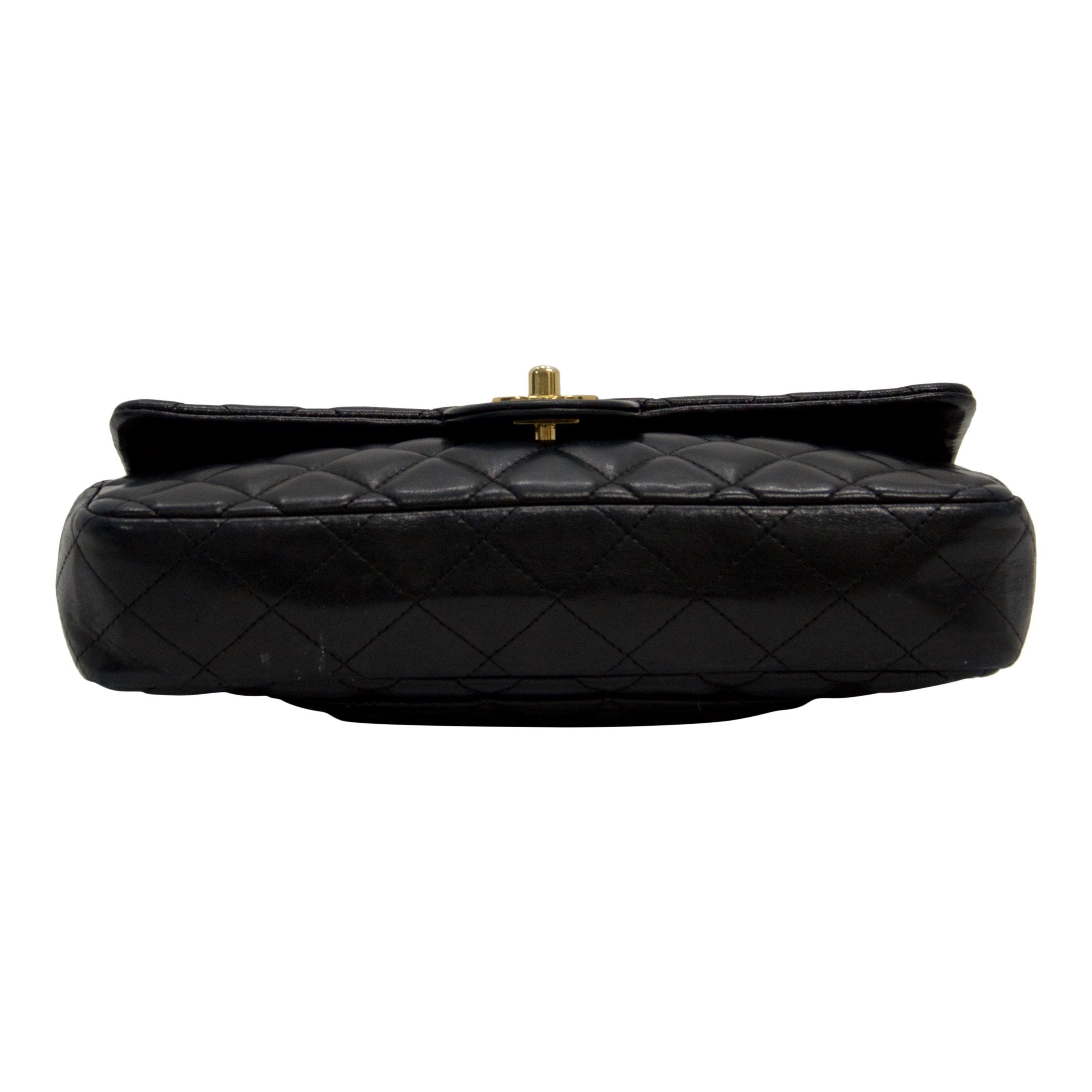 Chanel East West Quilted Flap Bag