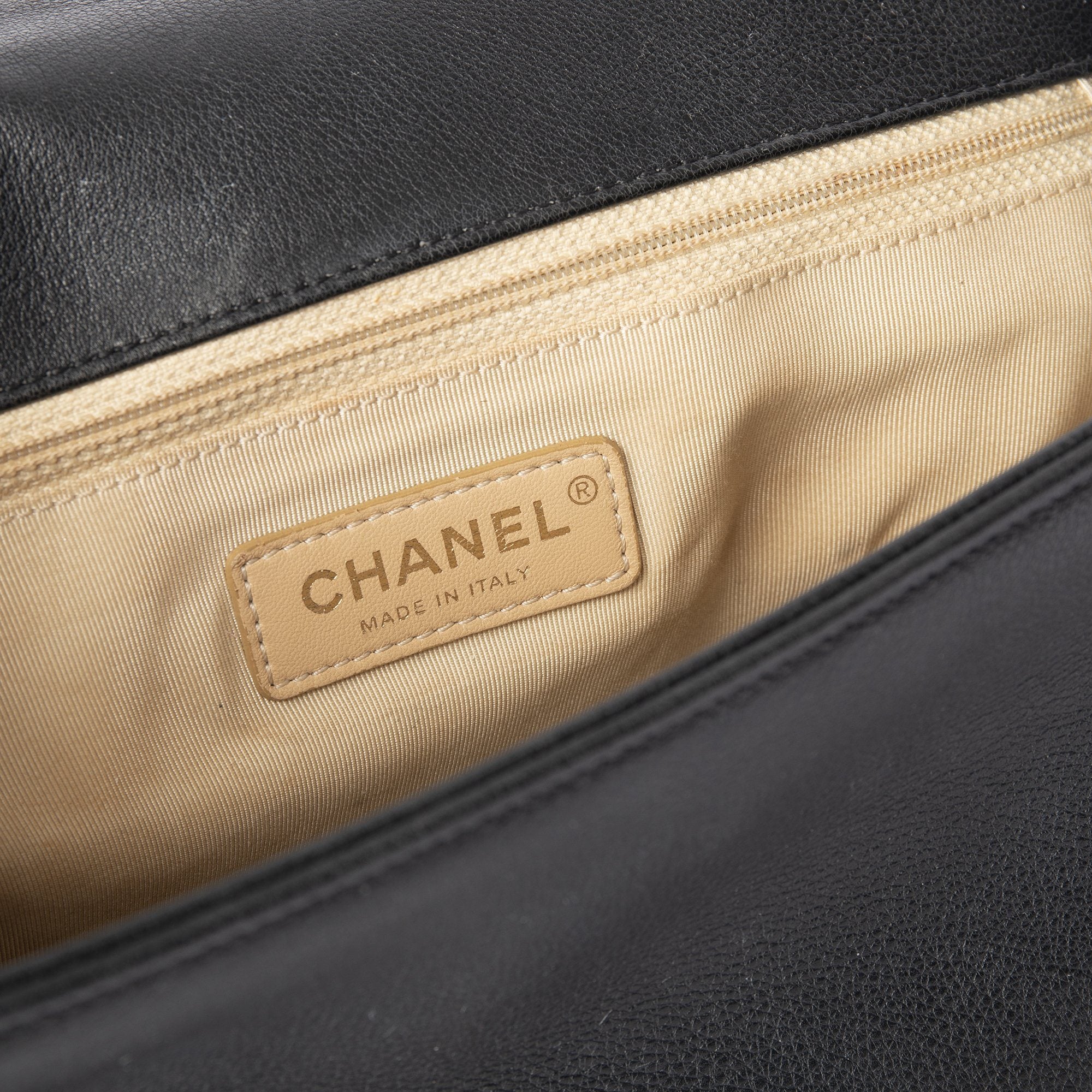 Chanel Label Click Large Flap Bag