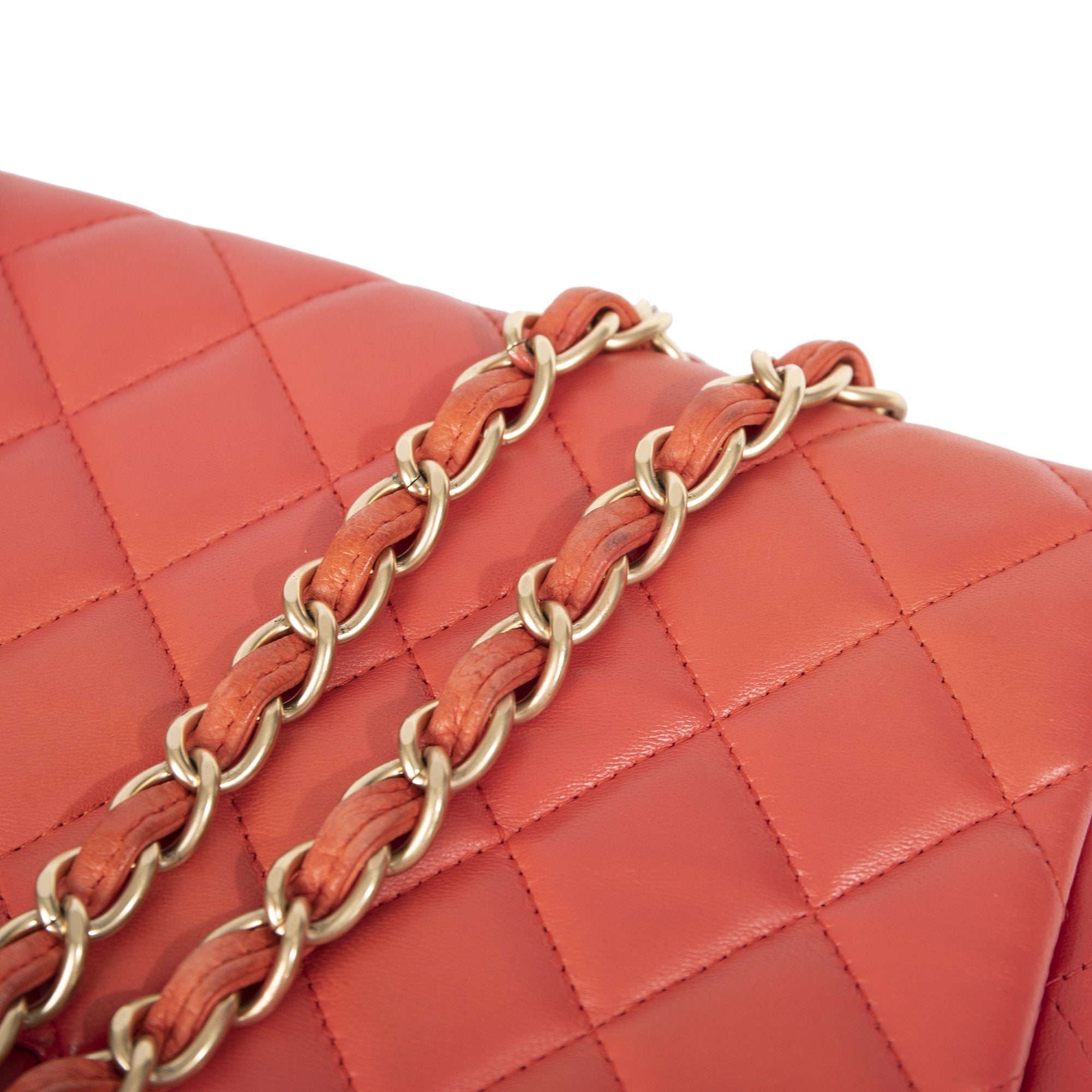 Chanel Lambskin Classic Jumbo Single Flap Bag