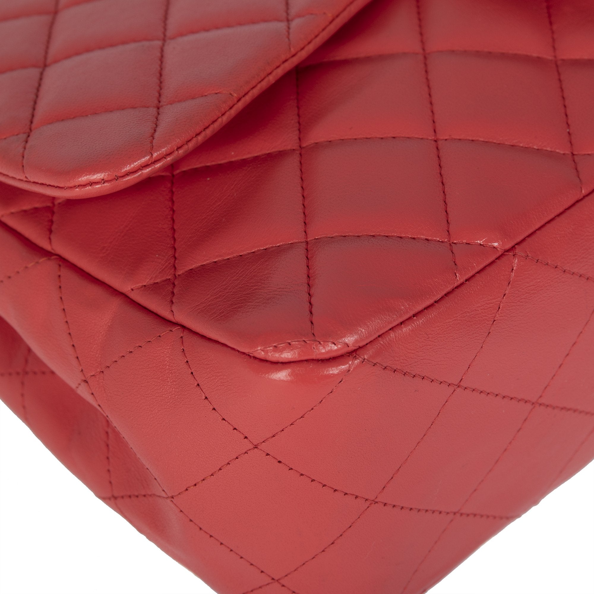 Chanel Lambskin Classic Jumbo Single Flap Bag