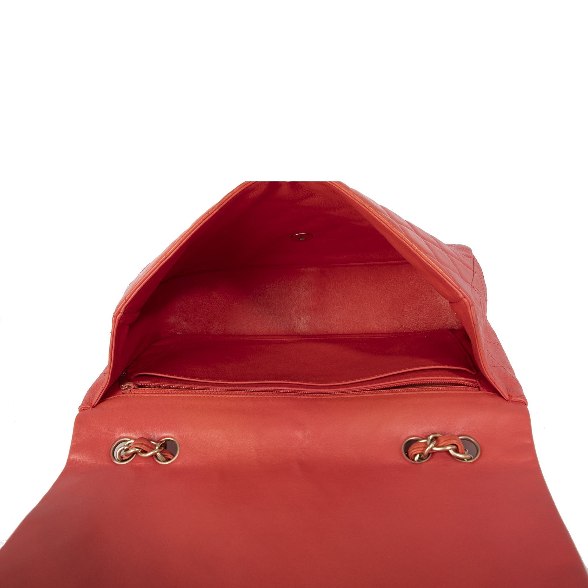 Chanel Lambskin Classic Jumbo Single Flap Bag