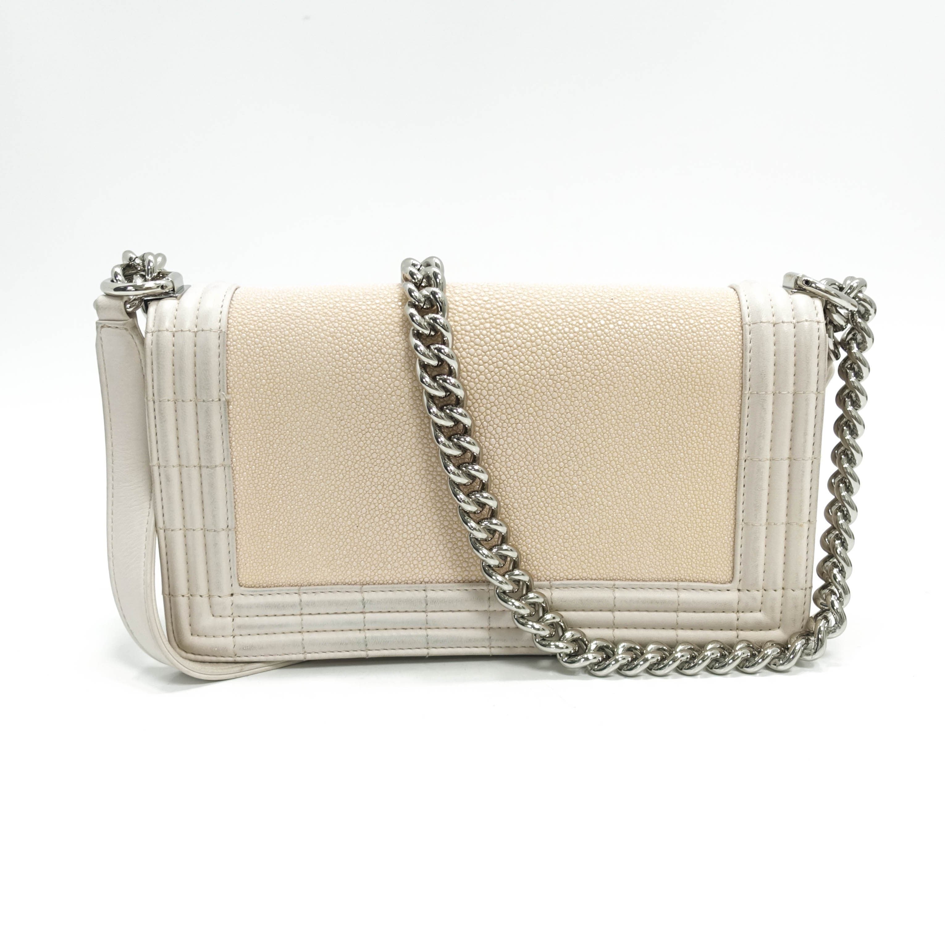 Chanel Medium Galuchat Stingray Boy Bag