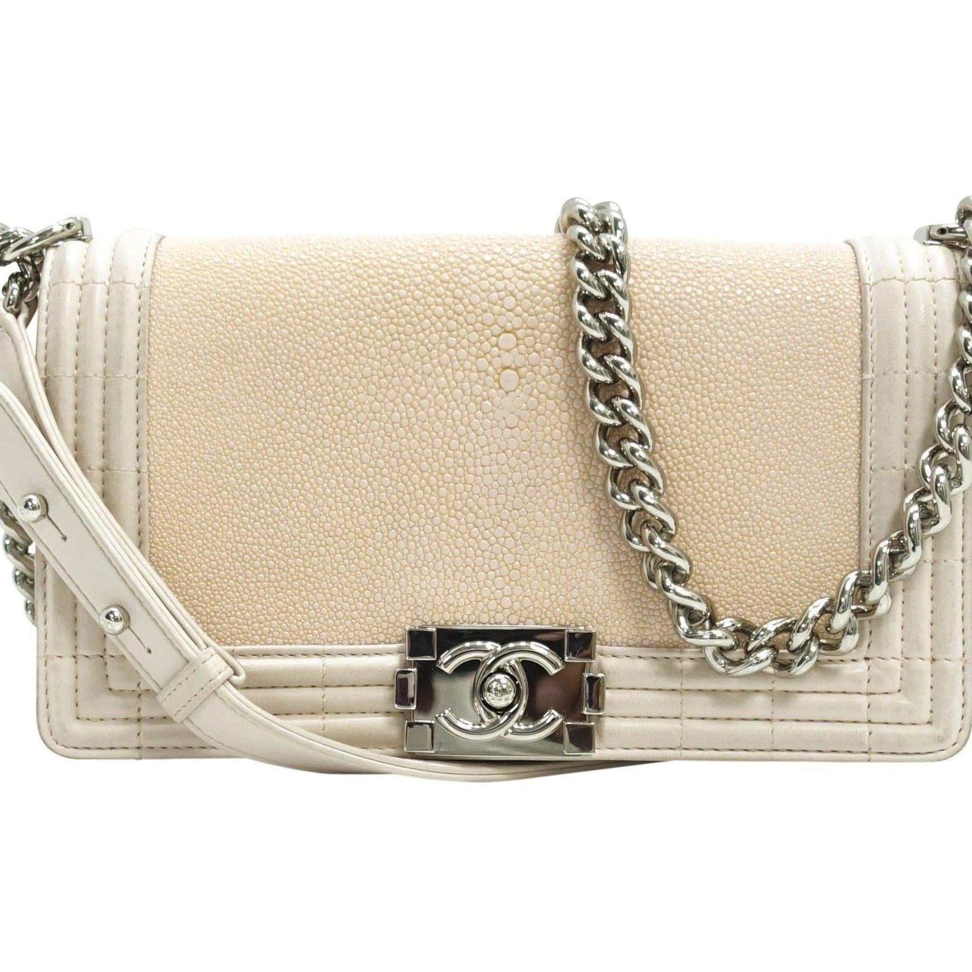 Chanel Medium Galuchat Stingray Boy Bag