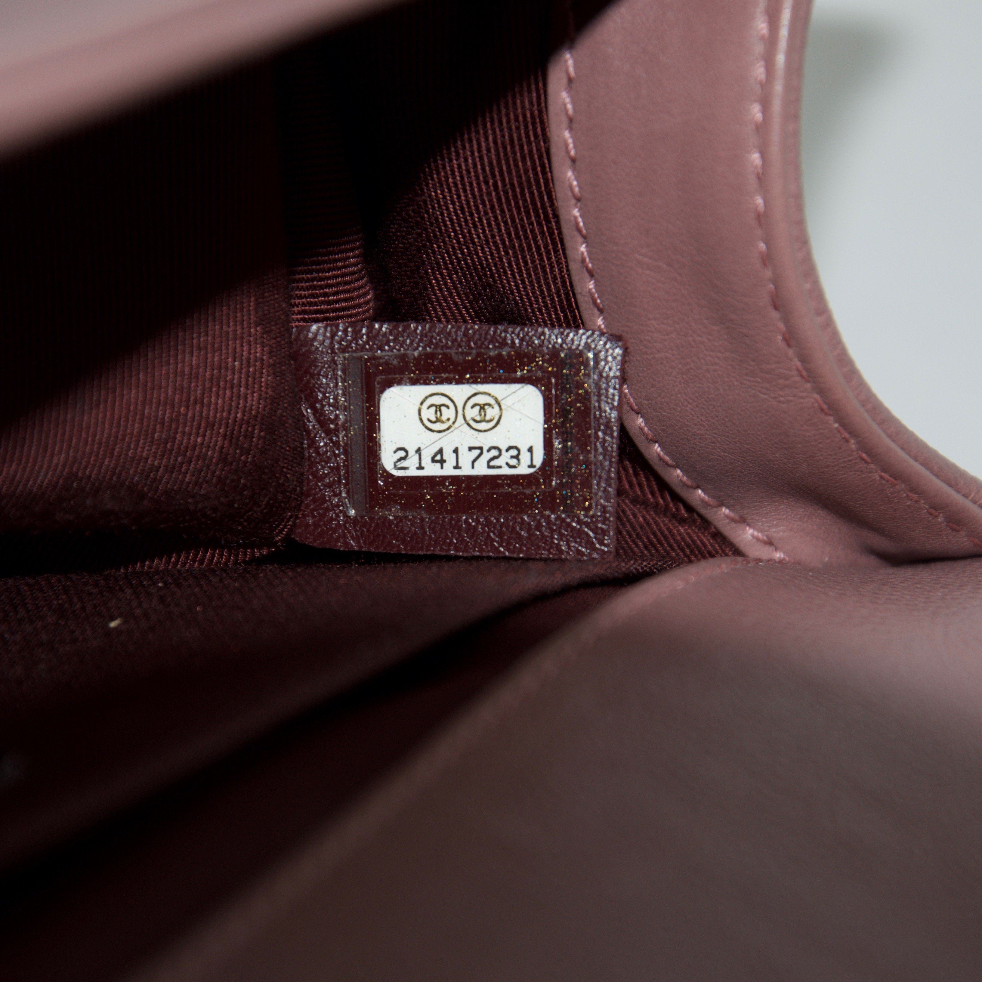 Chanel Medium Pink Double Stitch Boy Bag