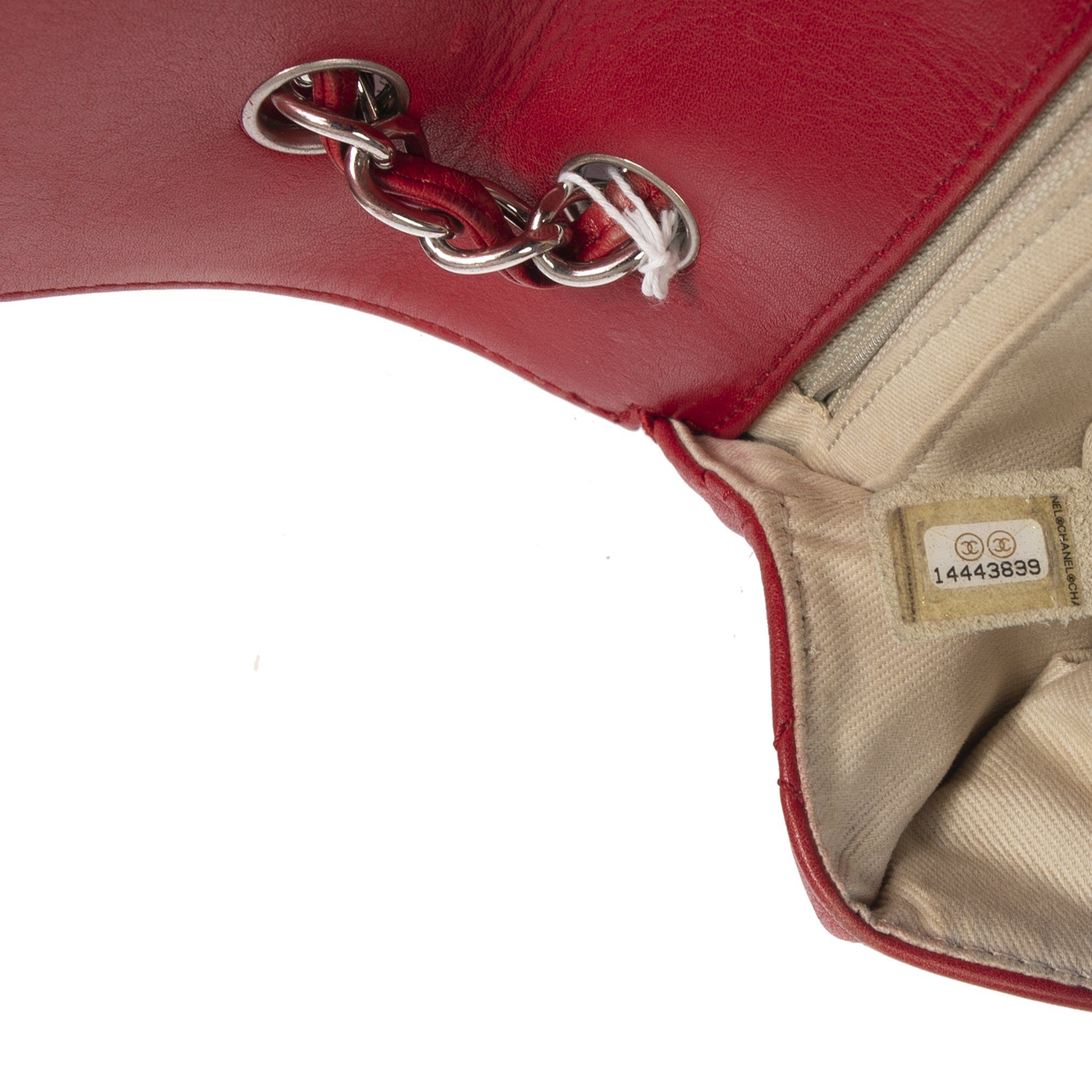 Chanel Red In The Business Flap Bag