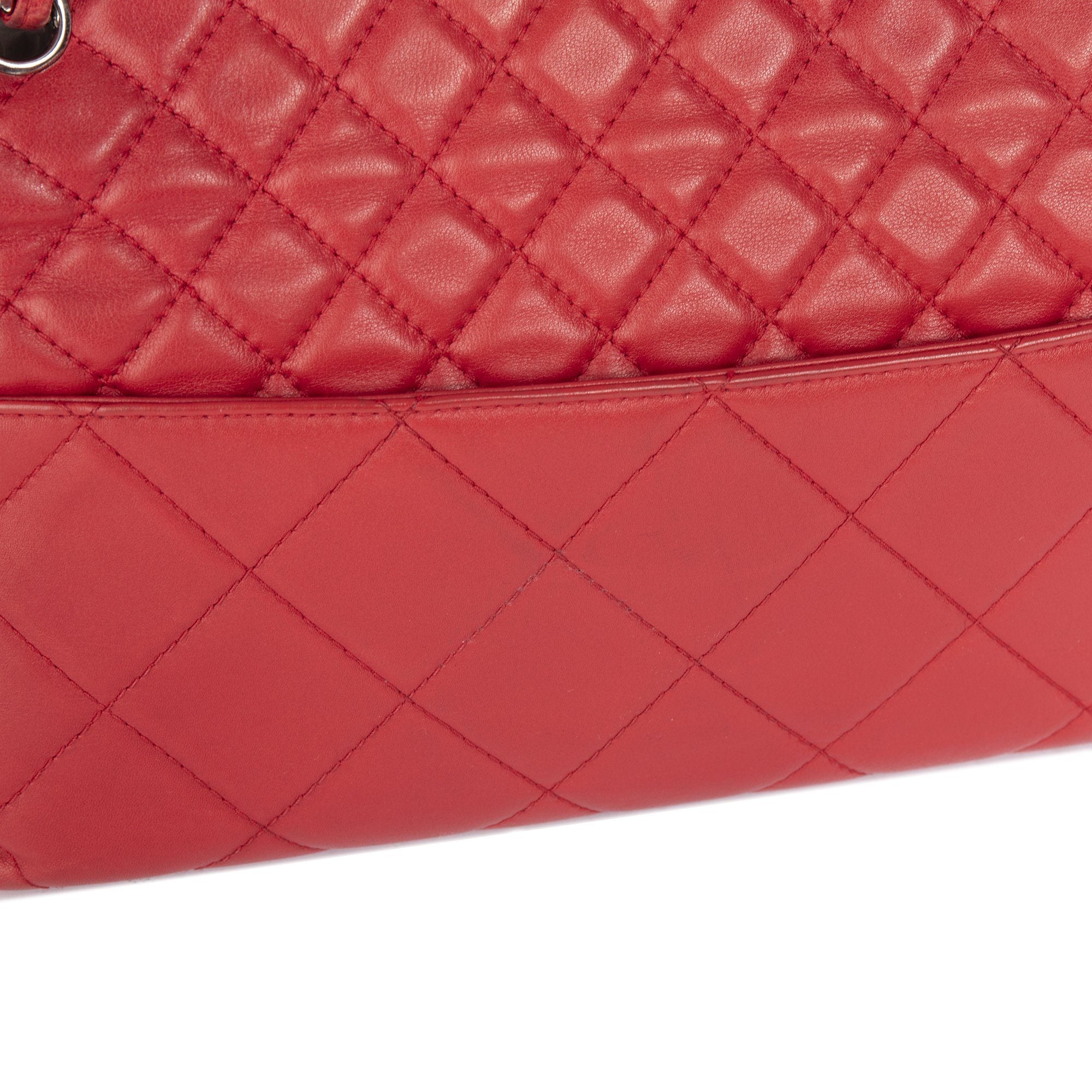 Chanel Red In The Business Flap Bag