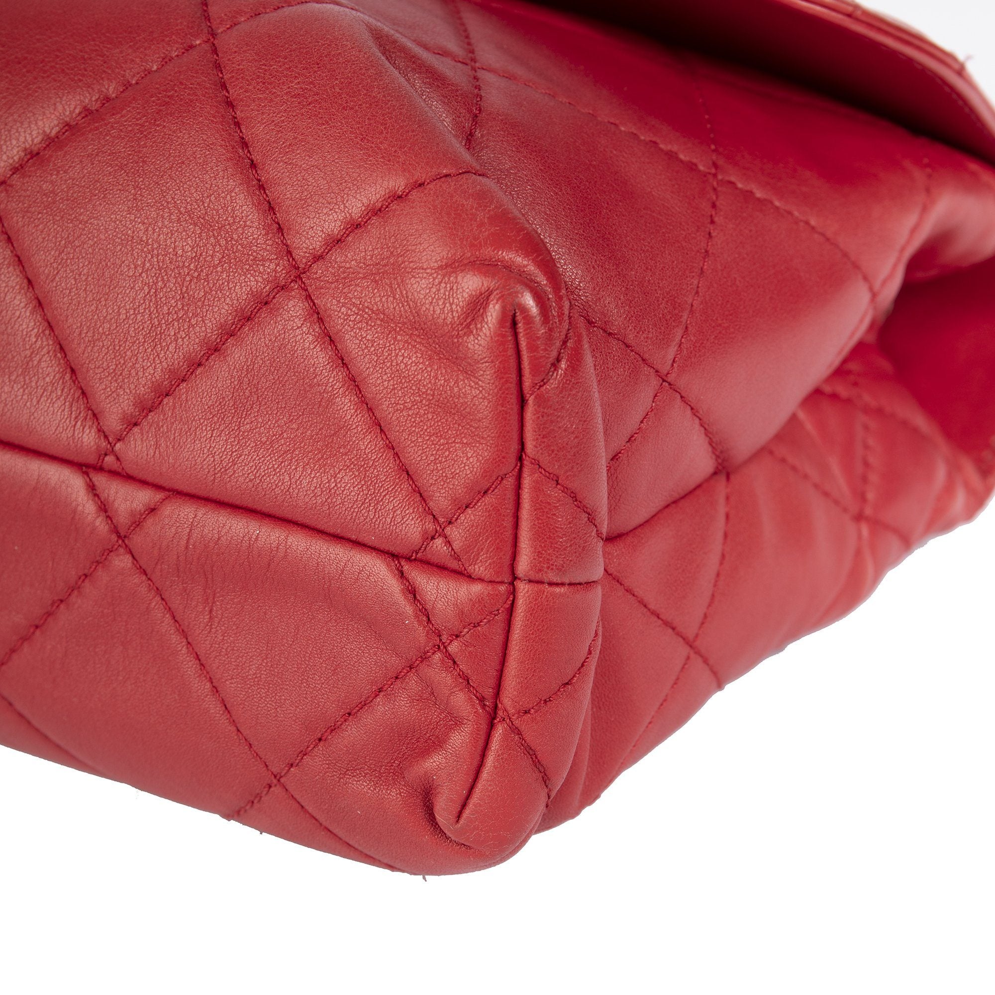 Chanel Red In The Business Flap Bag