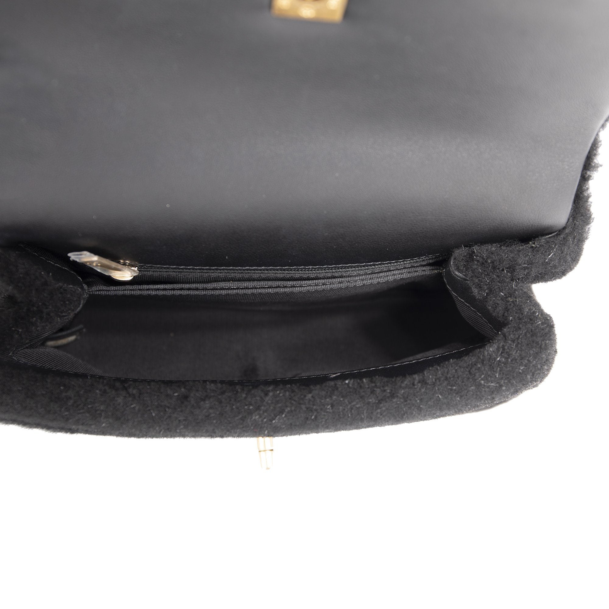 Chanel Shearling Small Coco Handle Bag