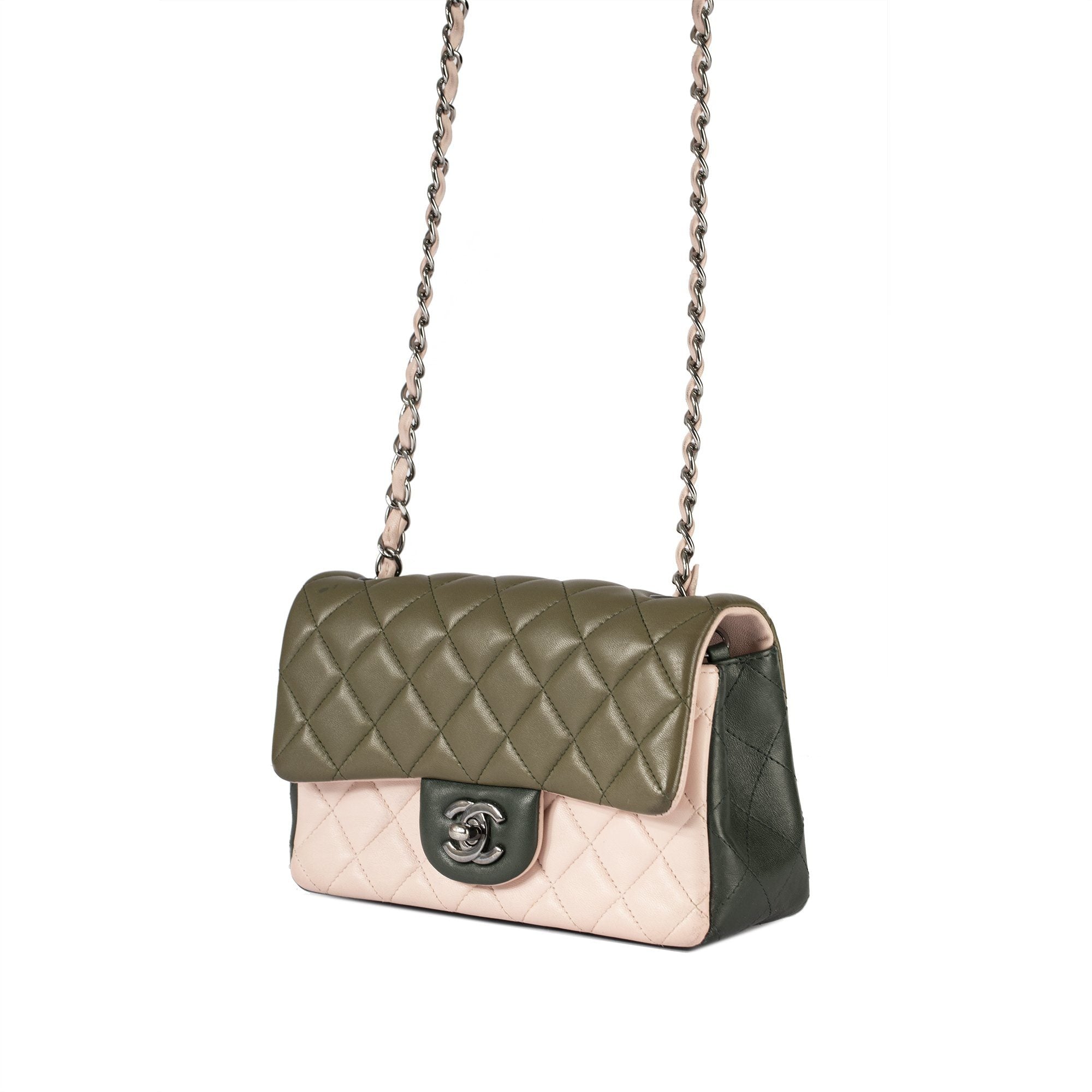Chanel Tricolour Classic Mini Single Flap Bag