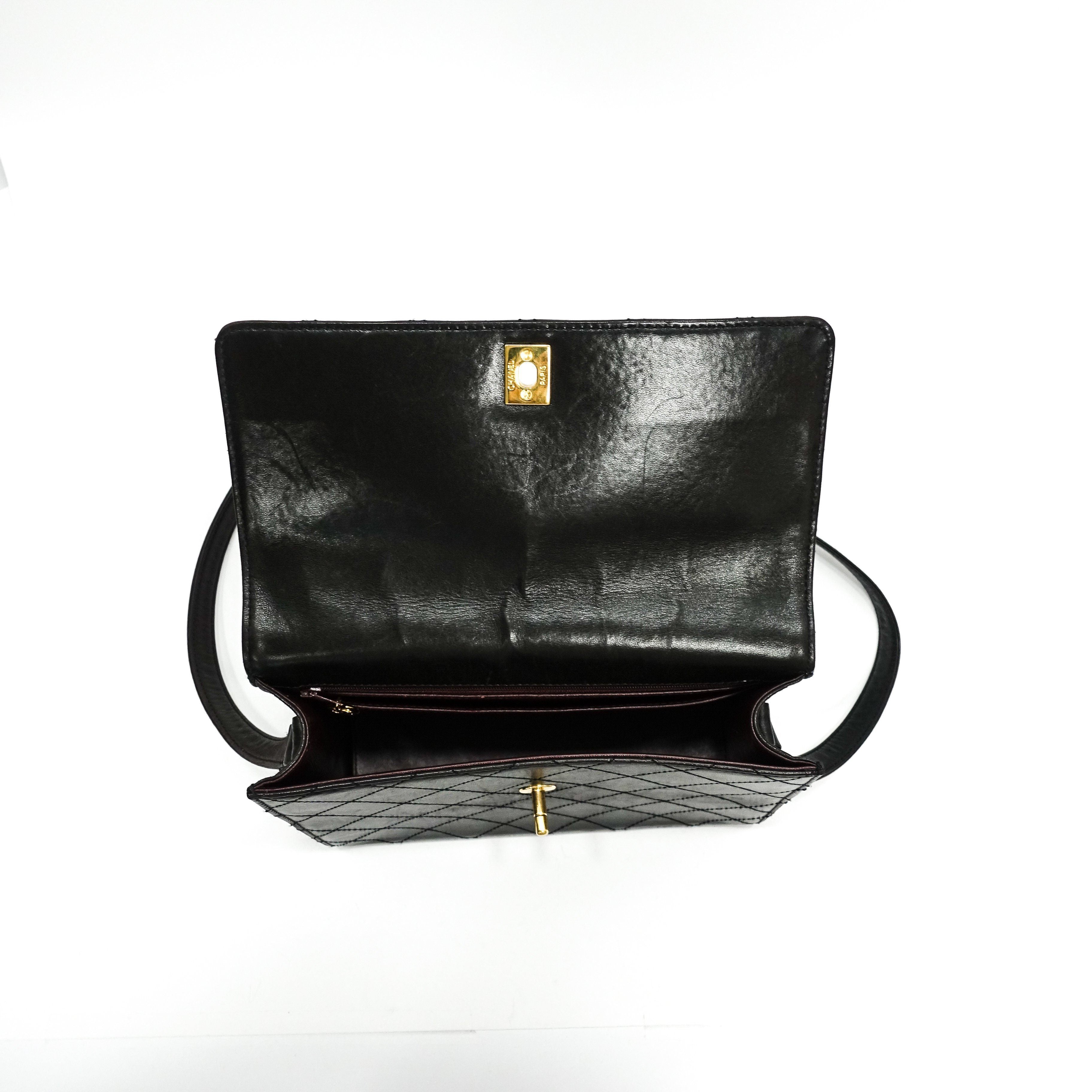 Chanel Vintage Single Flap Crossbody Bag