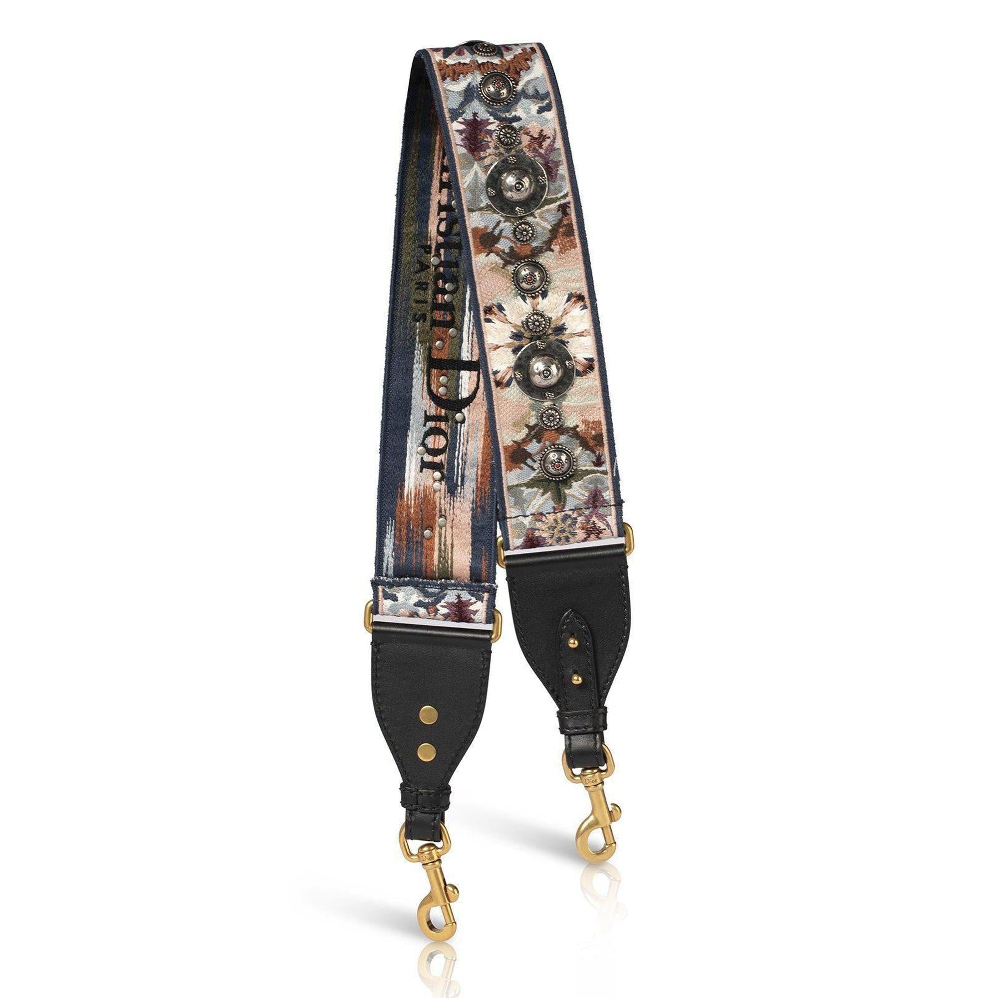 Christian Dior 2019 Kaleidiorscopic Embroidered Shoulder Strap