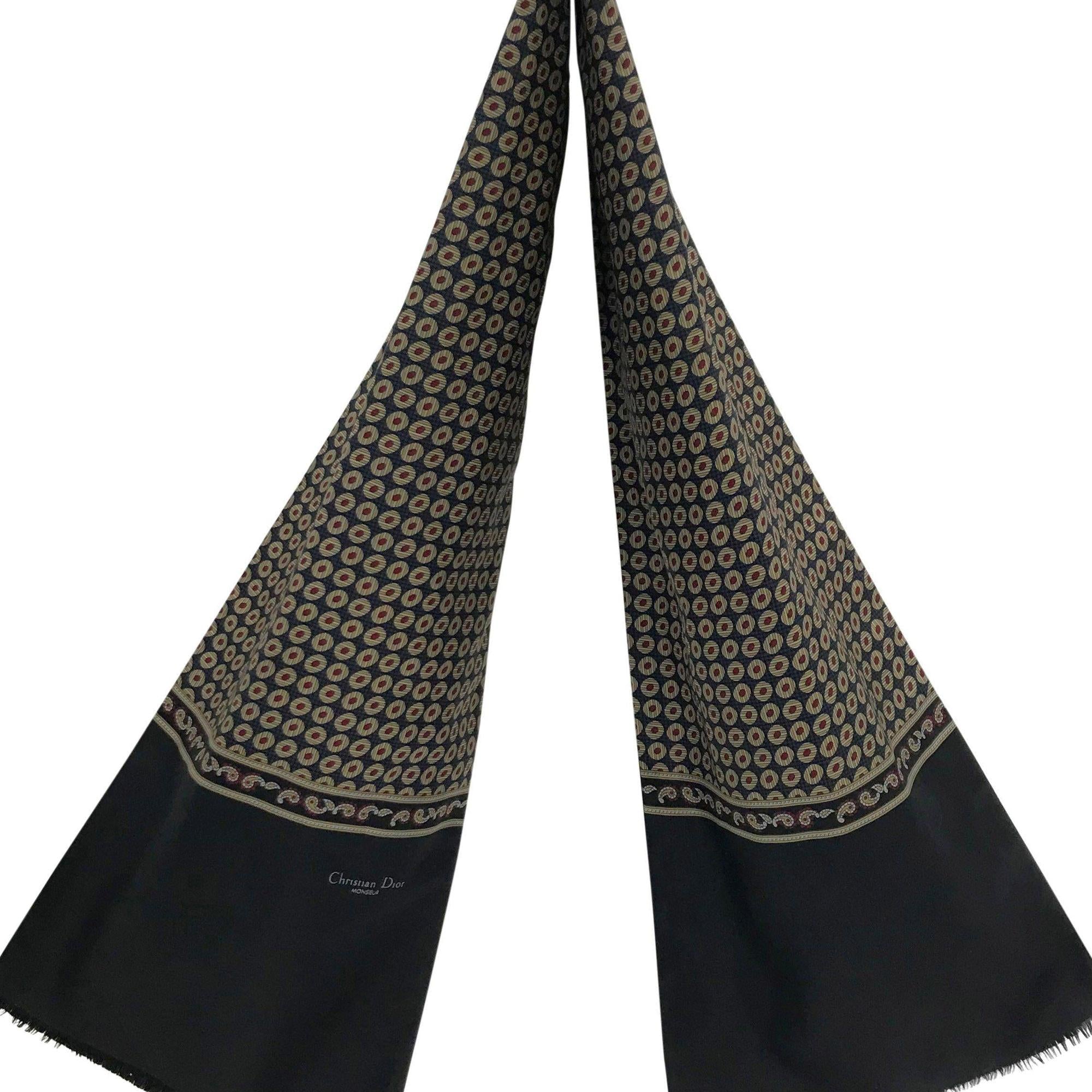 Christian Dior Silk & Wool Scarf