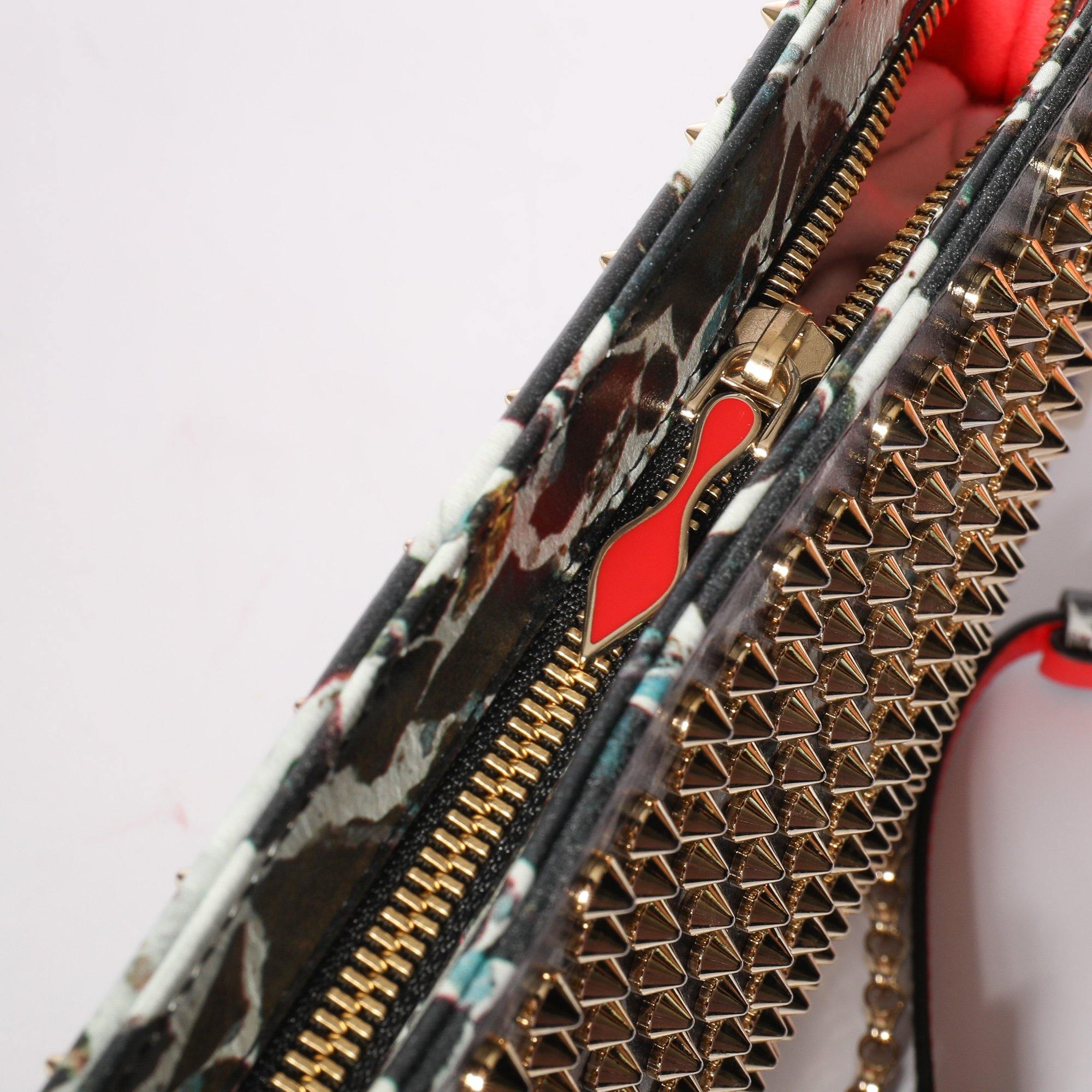 Christian Louboutin Spiked Loubiposh Clutch Bag