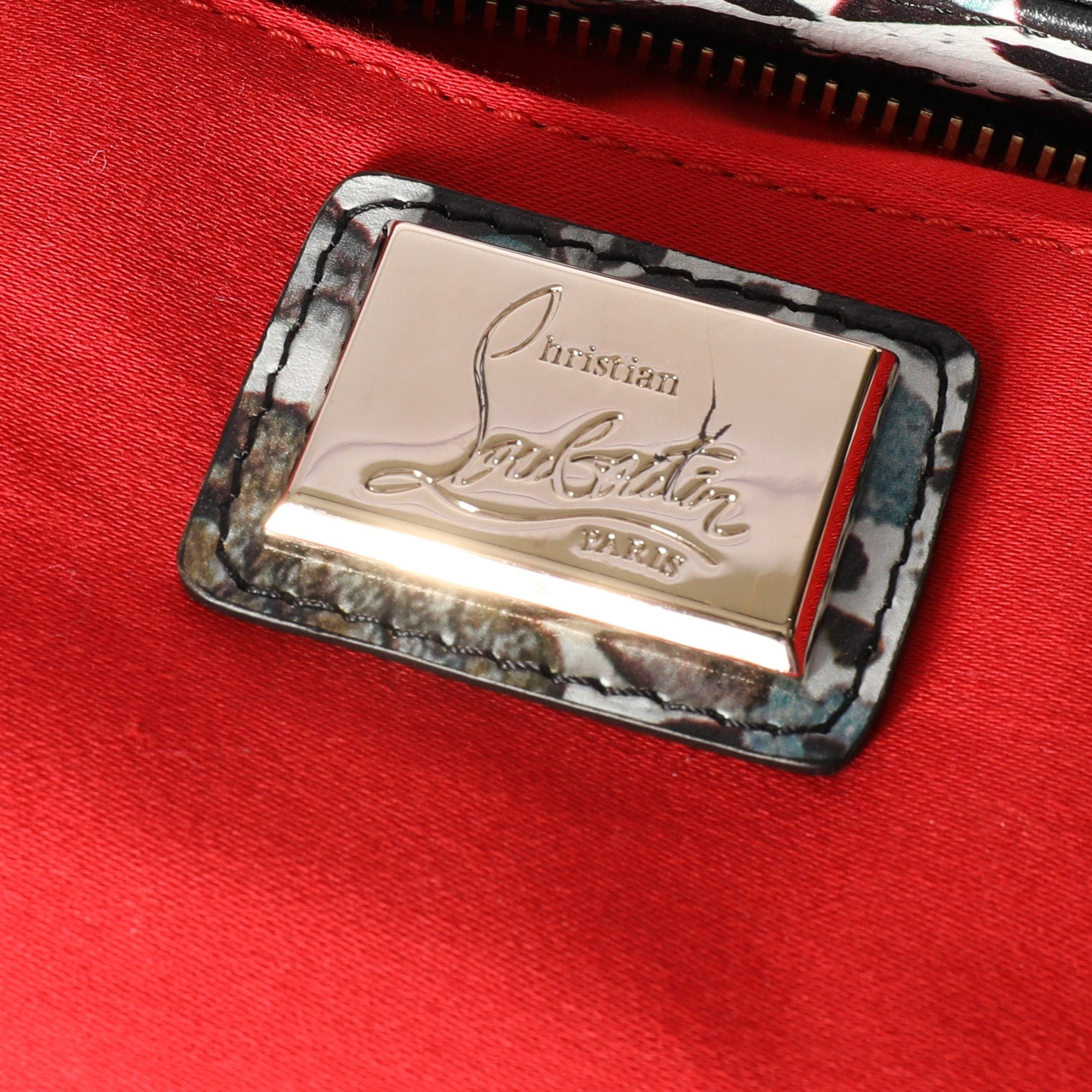 Christian Louboutin Spiked Loubiposh Clutch Bag