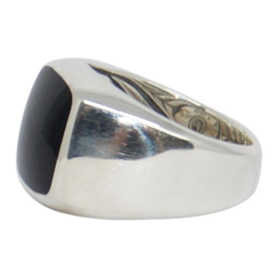 David Yurman Black Onyx Exotic Stone Signet Ring