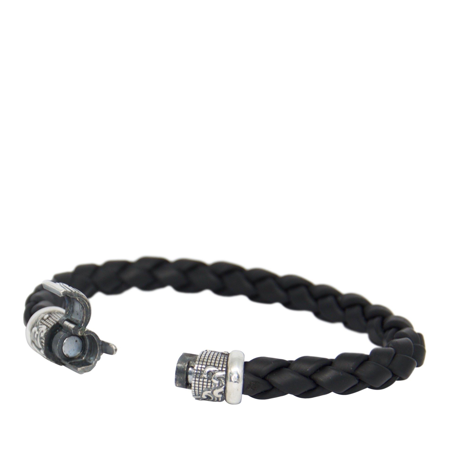 David Yurman Chevron Rubber Weave Bracelet