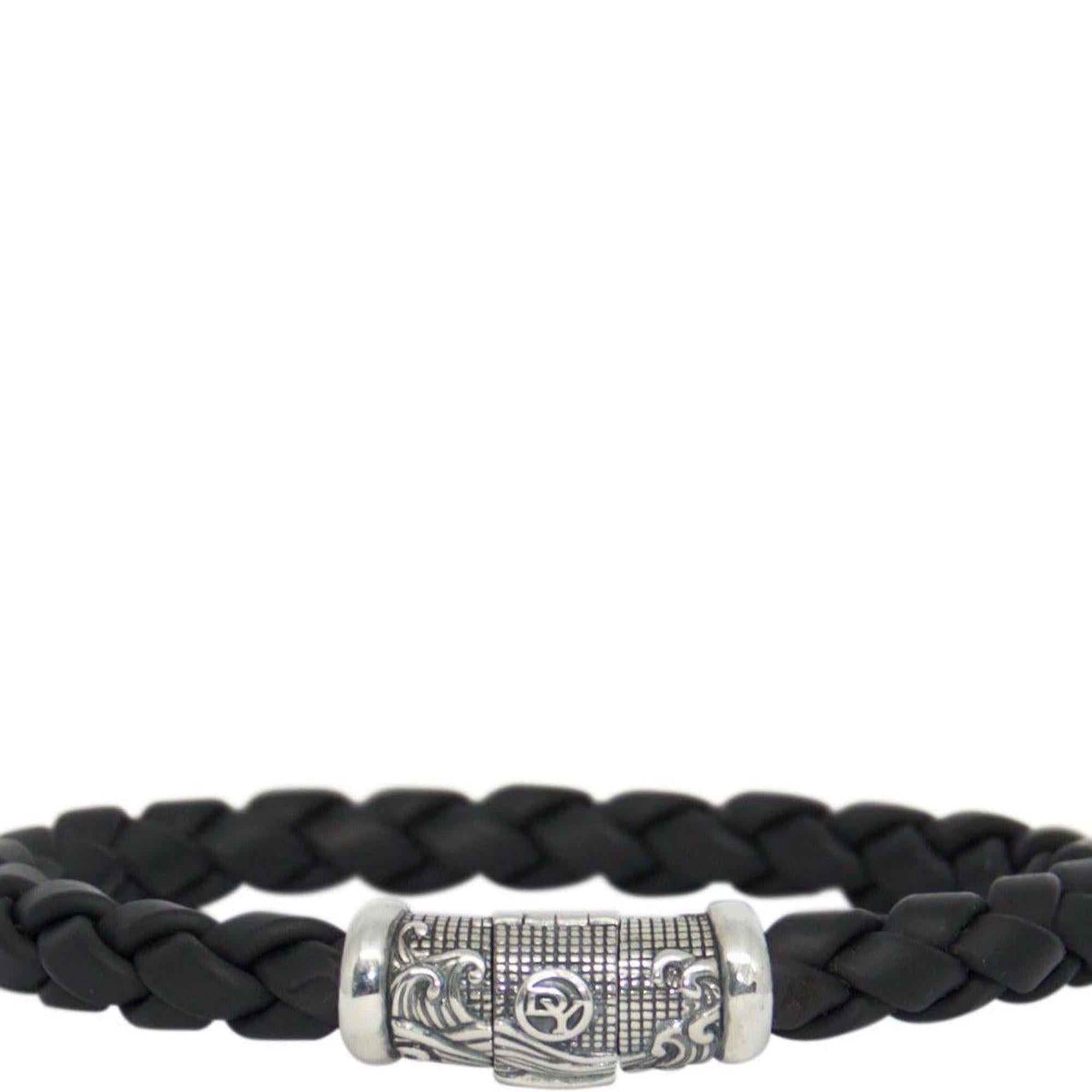 David Yurman Chevron Rubber Weave Bracelet