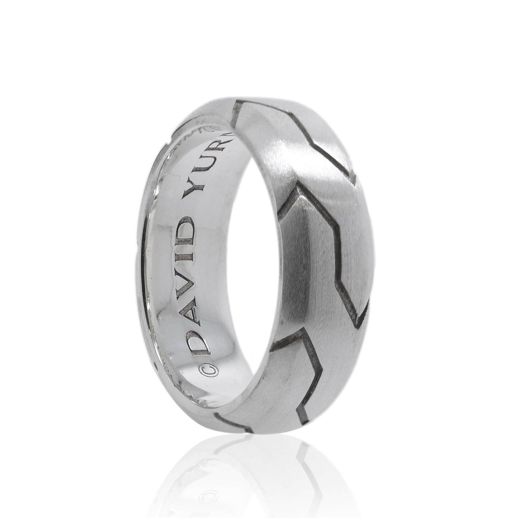 David Yurman Forged Carbon Band Ring