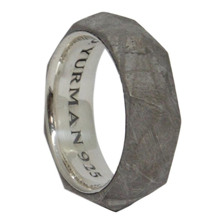 David Yurman Meteorite Faceted Band