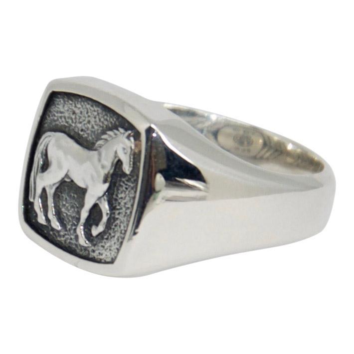 David Yurman Petrvs Horse Pinky Ring