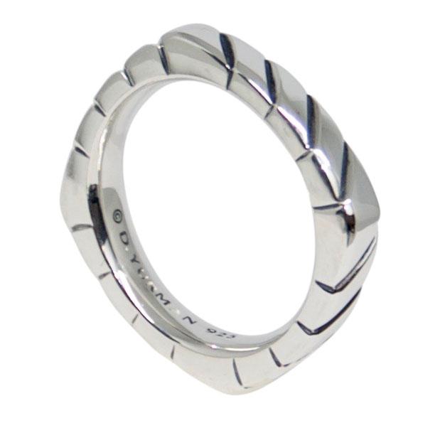 David Yurman Square Cable Narrow Band Ring