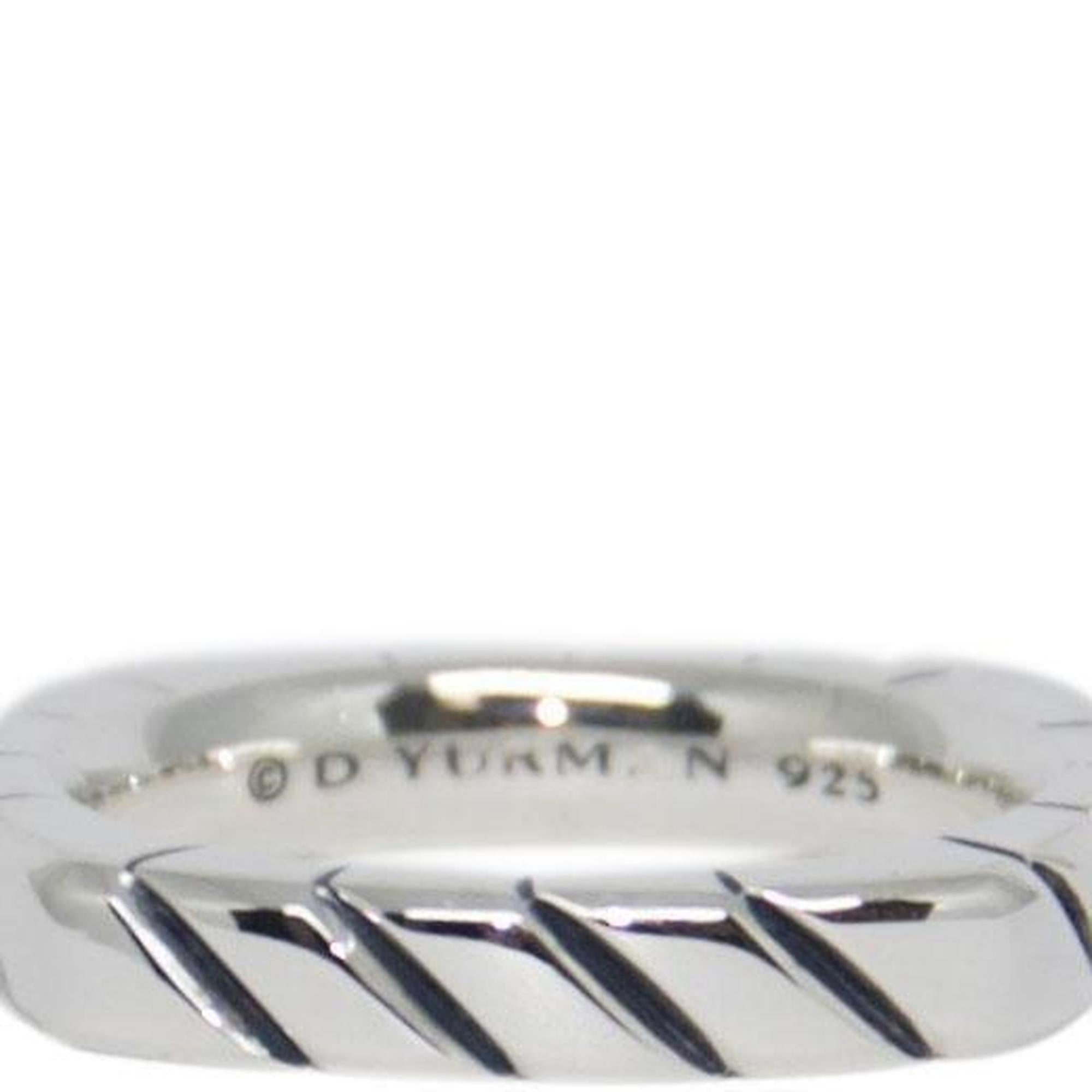 David Yurman Square Cable Narrow Band Ring