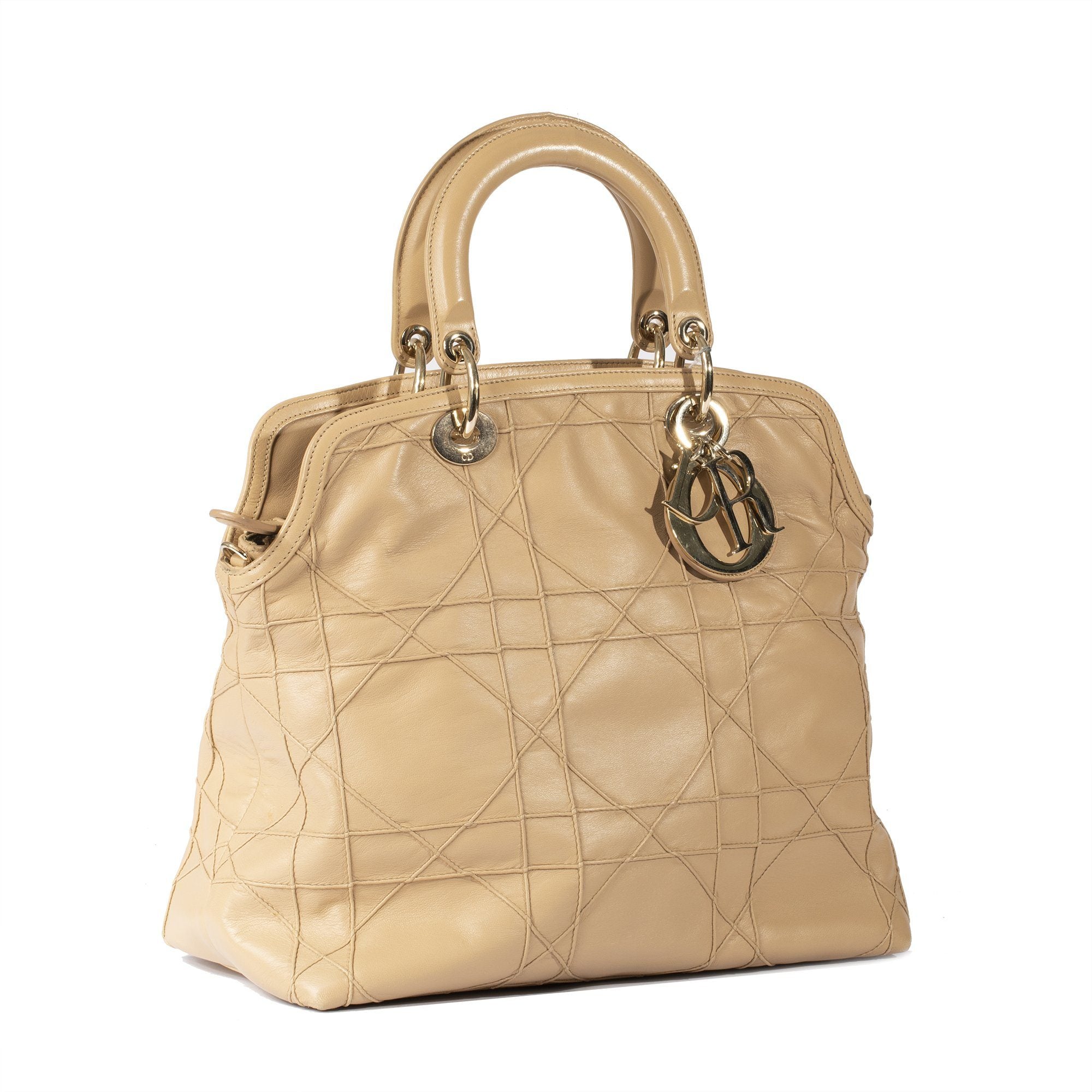 Dior Nude Cannage Lambskin Leather Granville